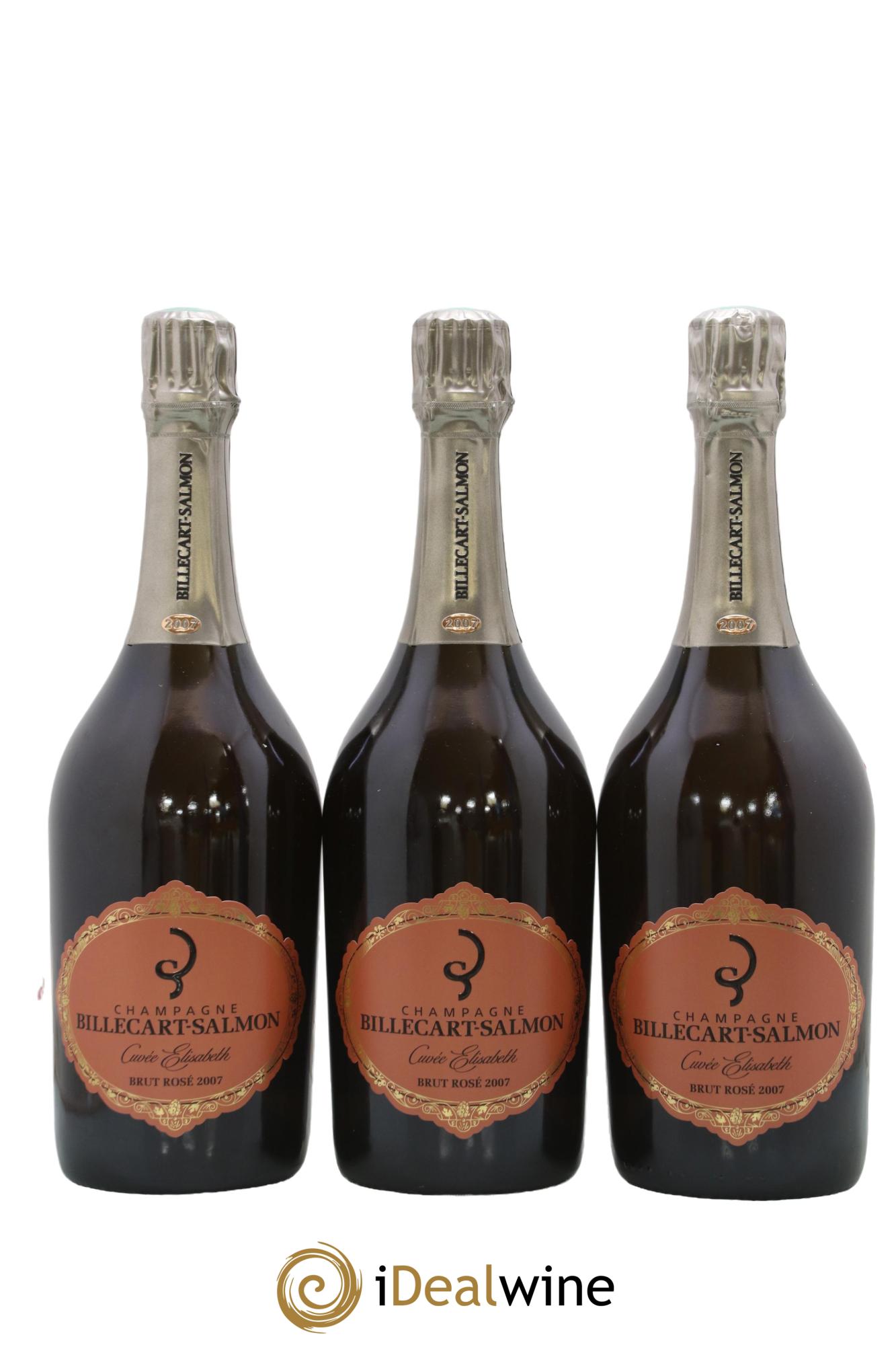 Elisabeth Salmon Billecart-Salmon 2007 - Lot of 3 bottles - 0