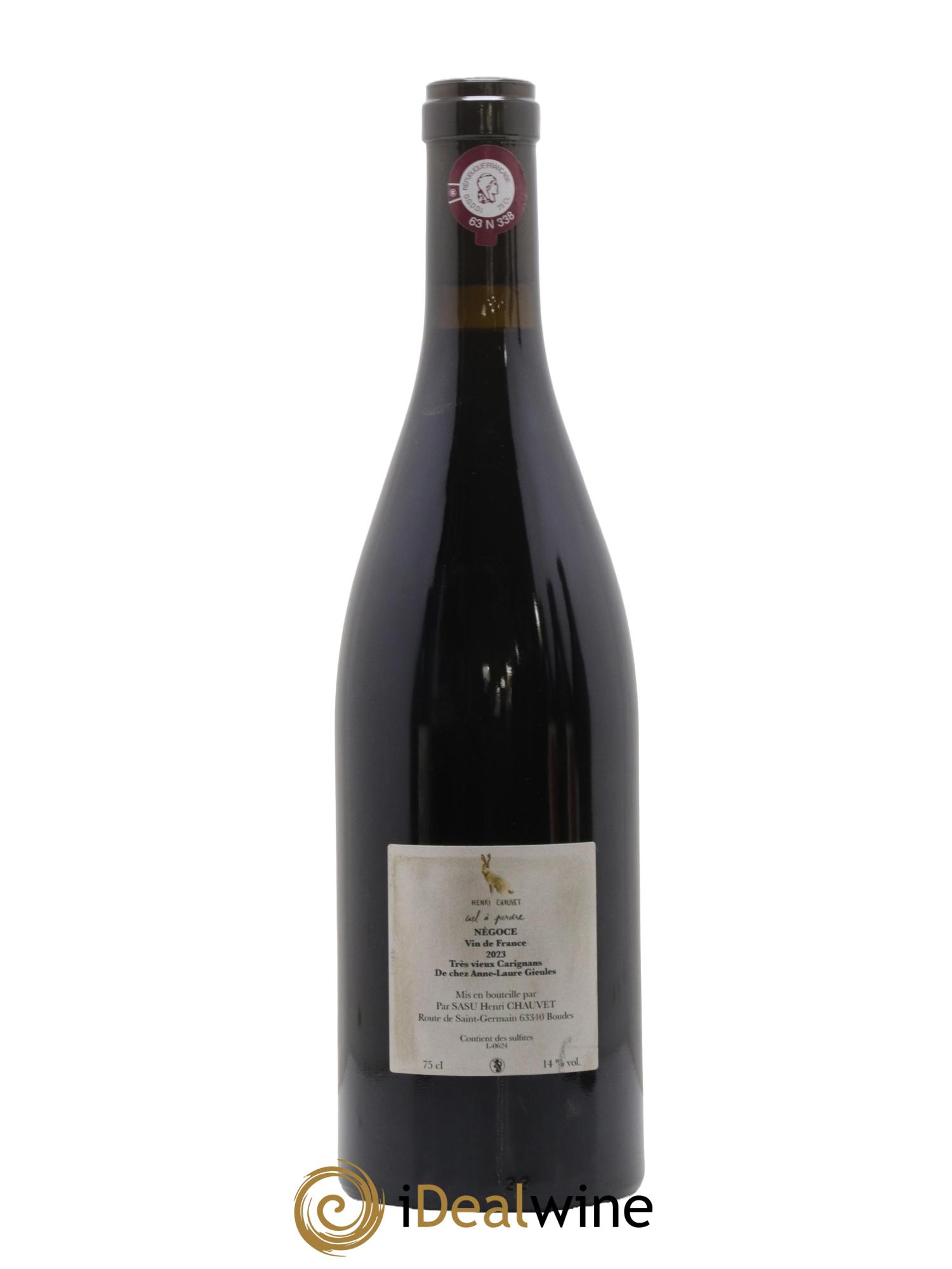 Vin de France Ciel à Perdre Henri Chauvet 2023 - Lotto di 1 bottiglia - 1