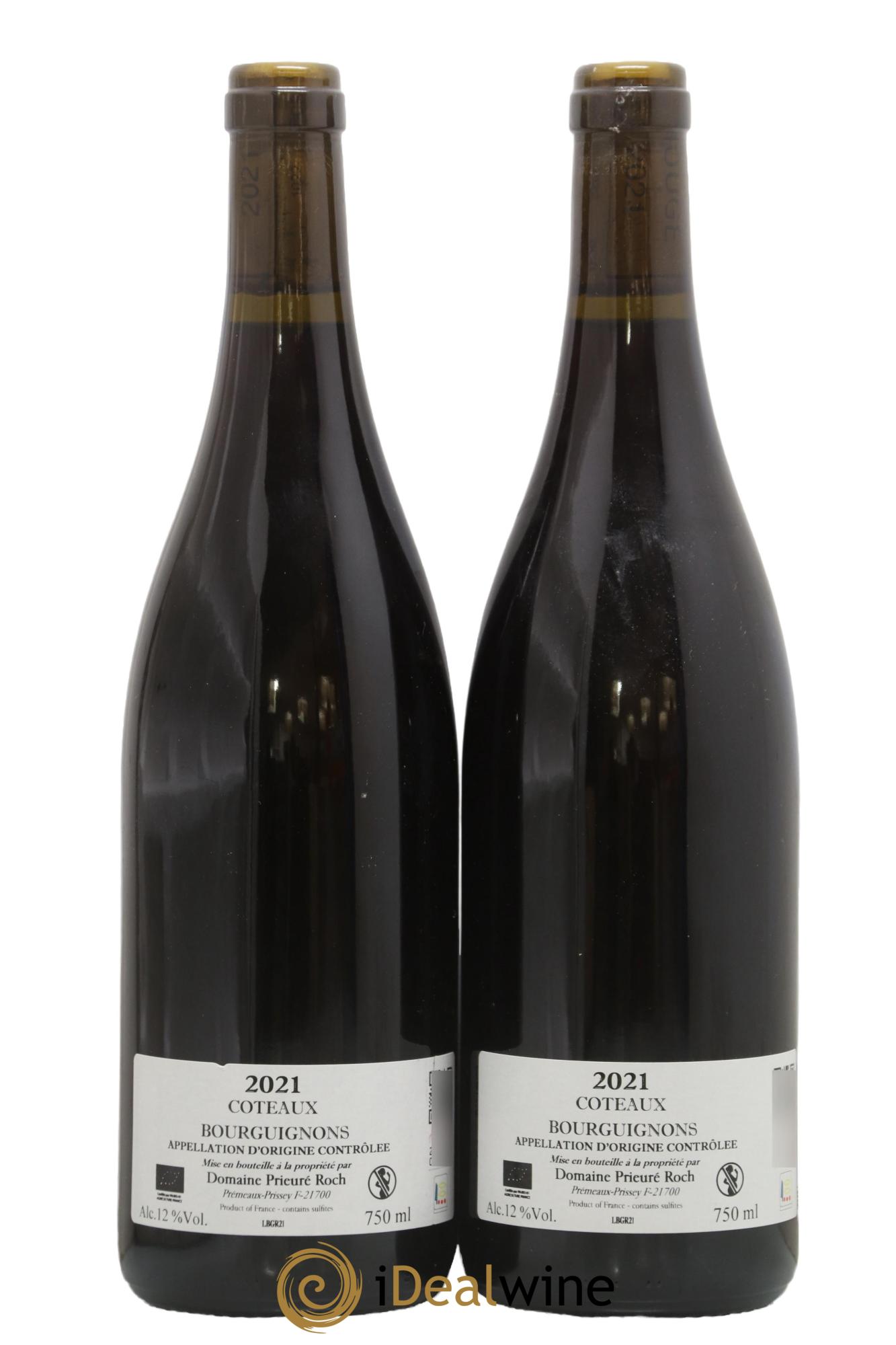 Côteaux Bourguignons Prieuré Roch 2021 - Lot of 2 bottles - 1