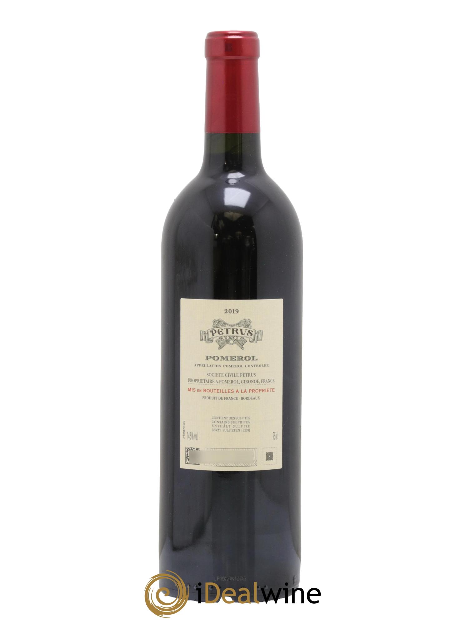 Petrus 2019 - Lot de 1 bouteille - 1