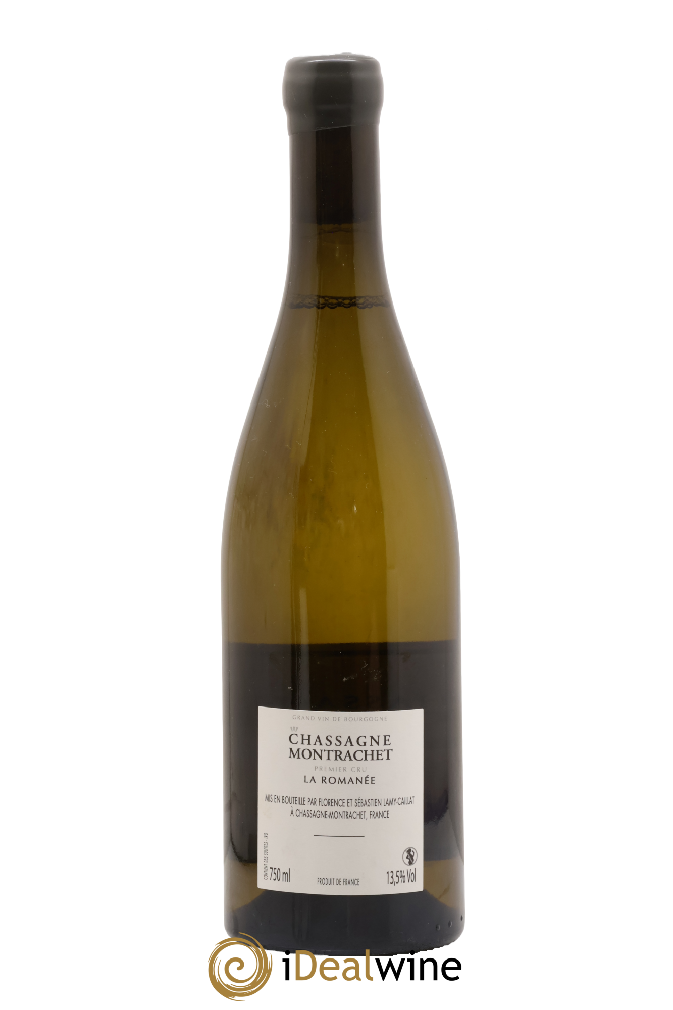 Chassagne-Montrachet 1er Cru La Romanée Lamy-Caillat (Domaine) 2018 - Lot de 1 bouteille - 1