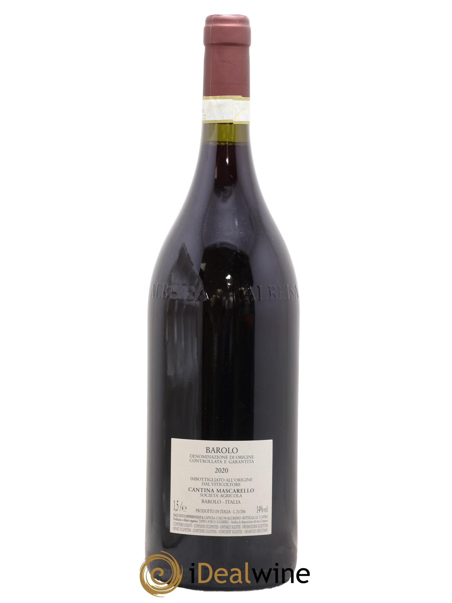 Barolo DOCG Bartolo Mascarello 2020 - Lot de 1 magnum - 1
