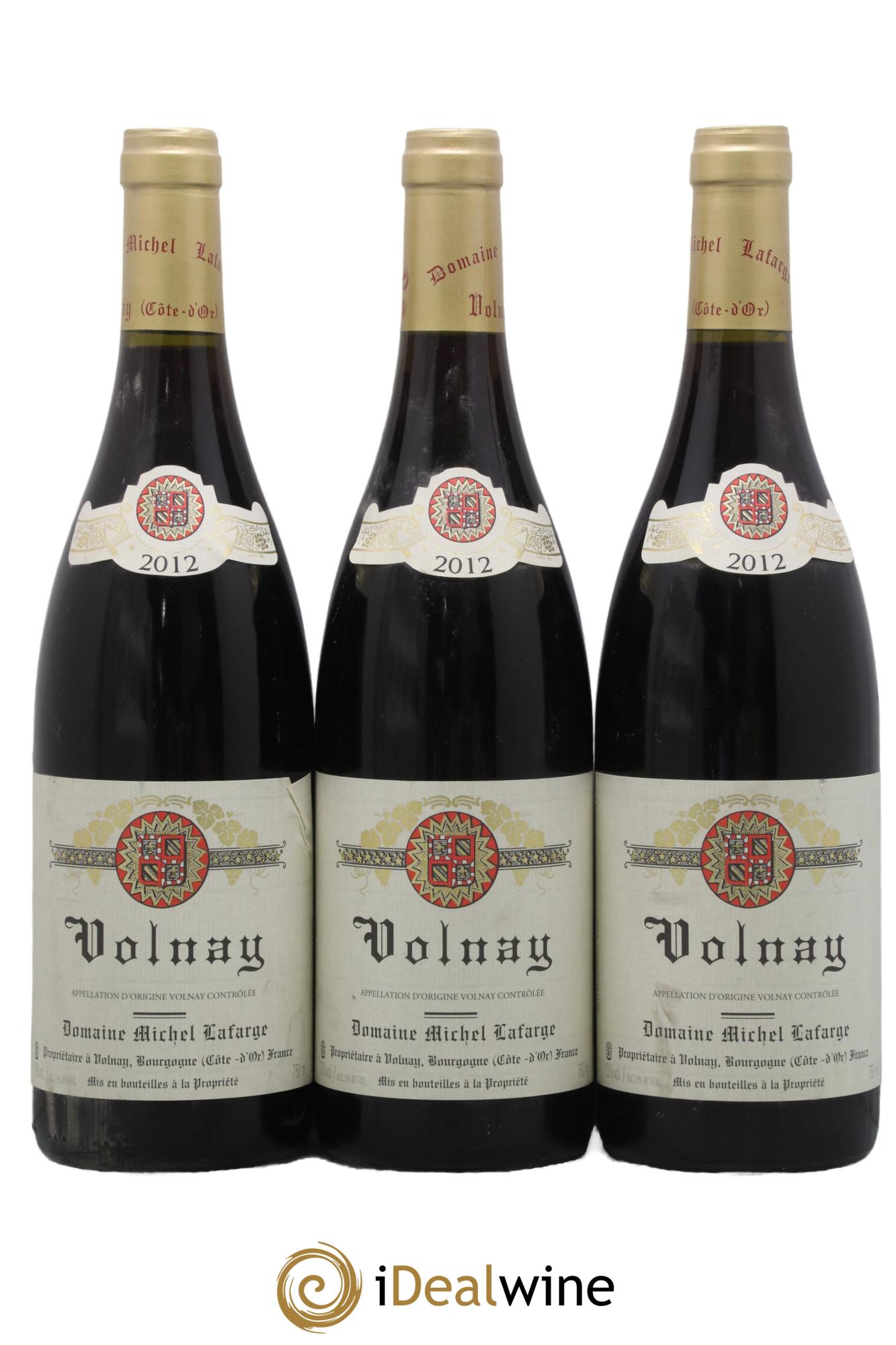 Volnay Lafarge (Domaine) 2012 - Lotto di 3 bottiglie - 0
