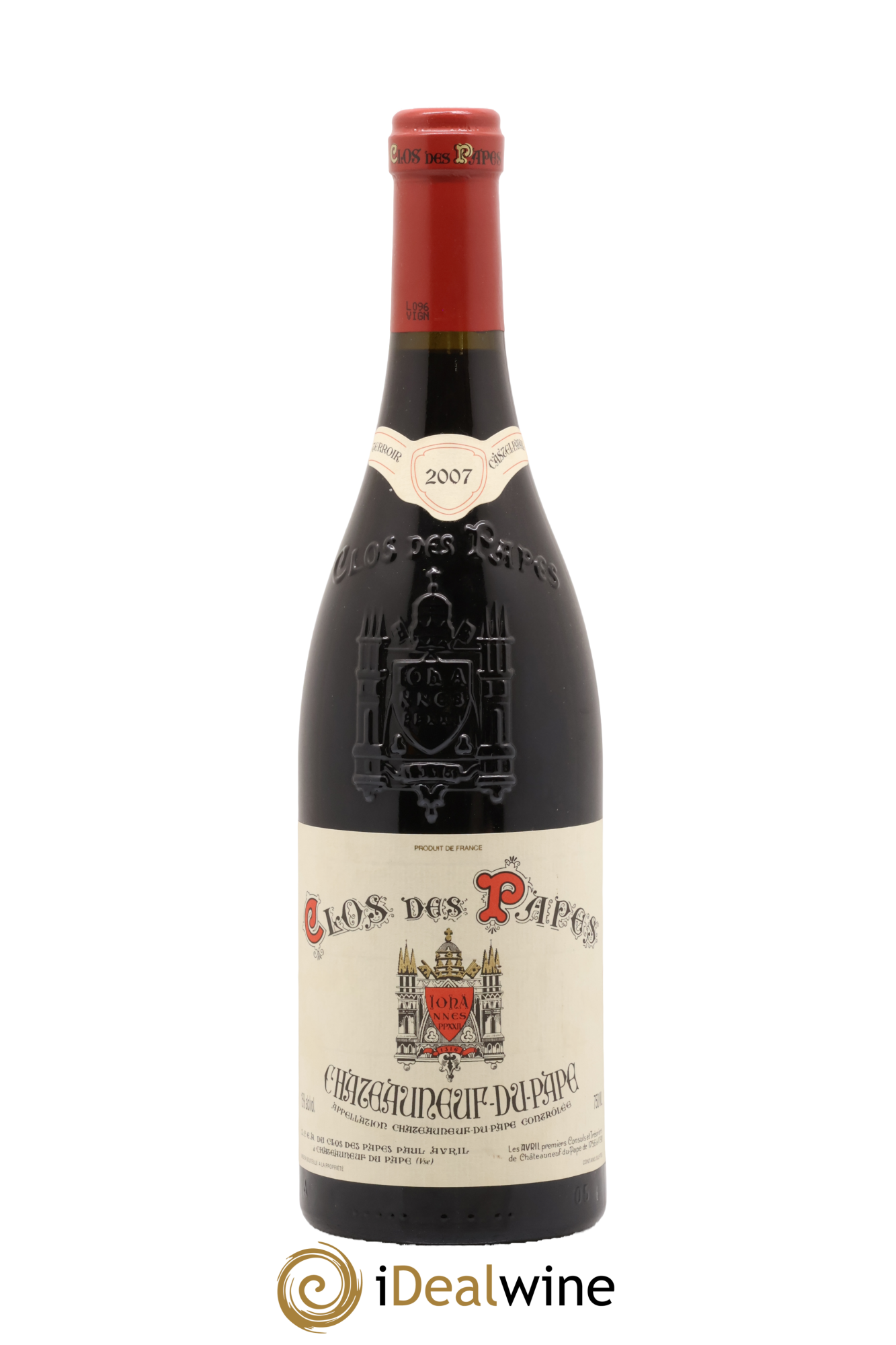 Châteauneuf-du-Pape Clos des Papes - Paul Avril 2007 - Lot de 1 bouteille - 0