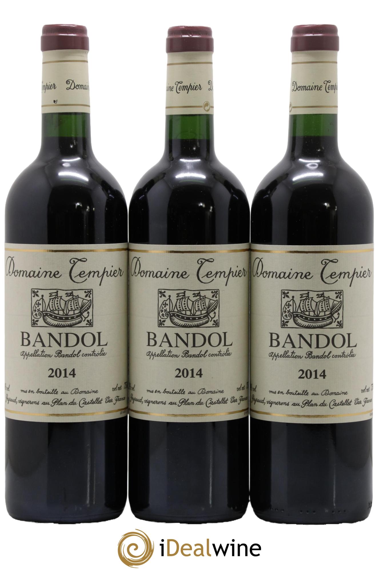 Bandol Domaine Tempier Famille Peyraud 2014 - Lot de 3 bouteilles - 0