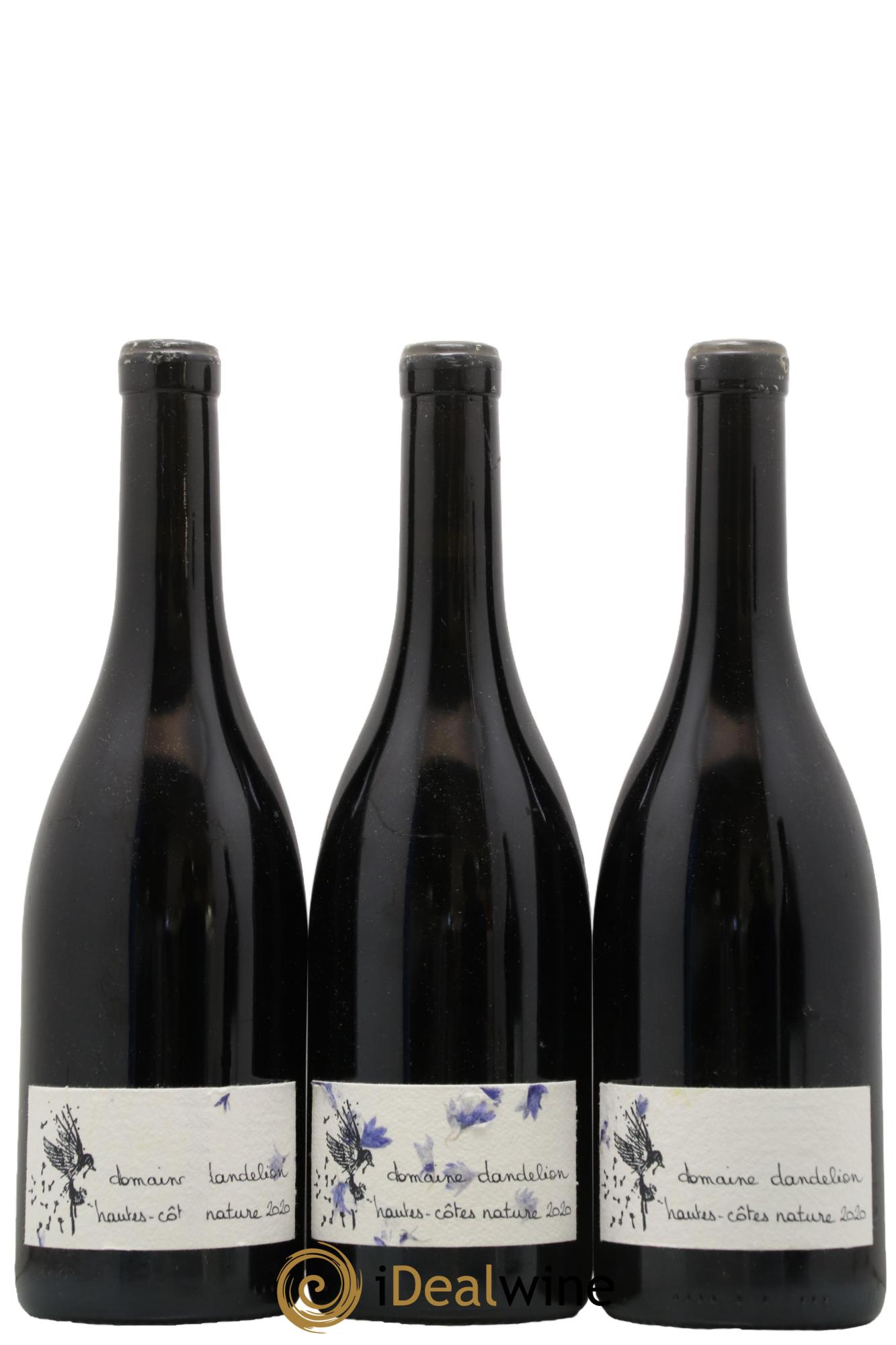Hautes-Côtes de Beaune Nature Dandelion (Domaine) 2020 - Lotto di 3 bottiglie - 0