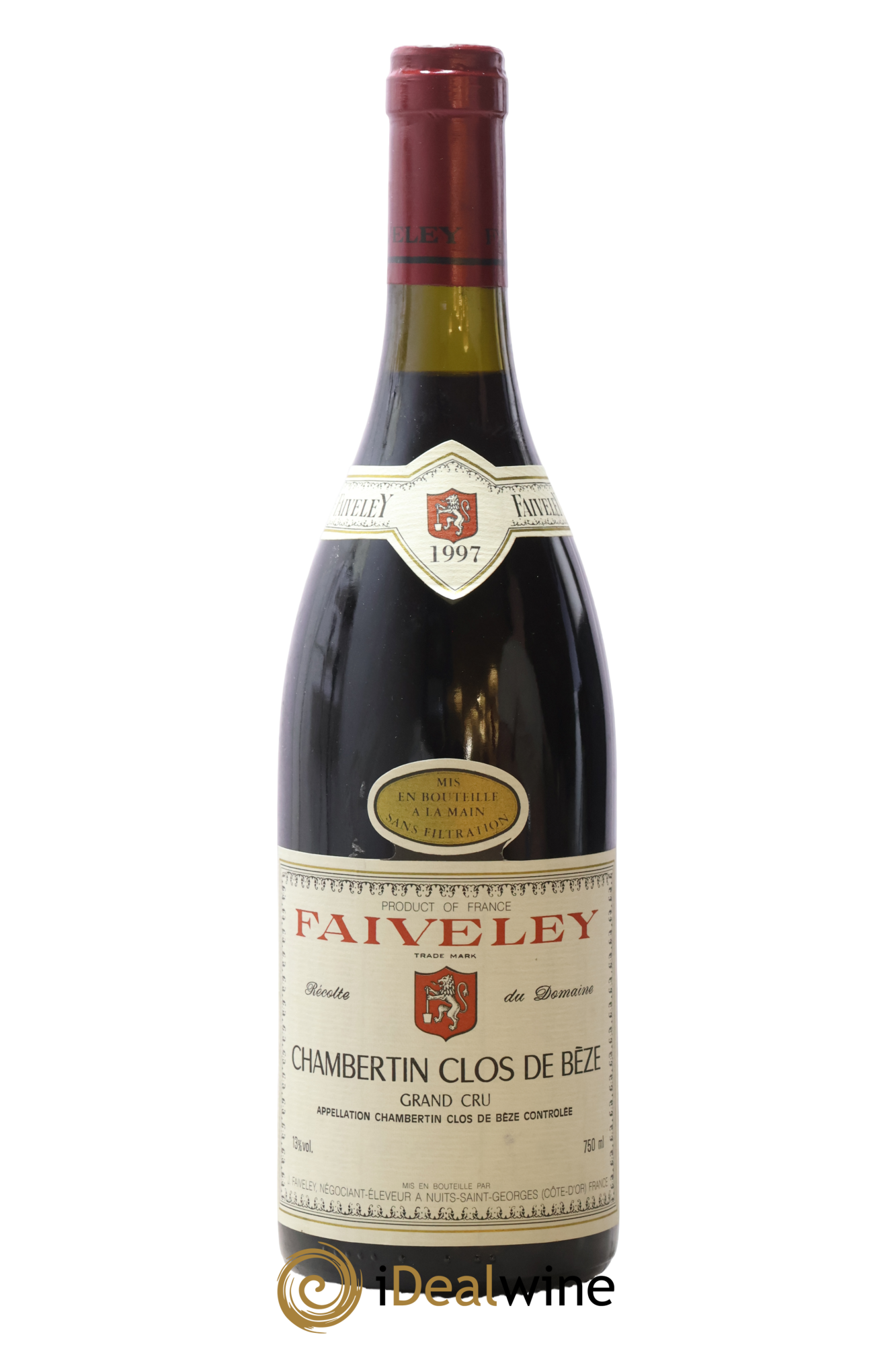 Chambertin Clos de Bèze Grand Cru Faiveley 1997 - Posten von 1 Flasche - 0
