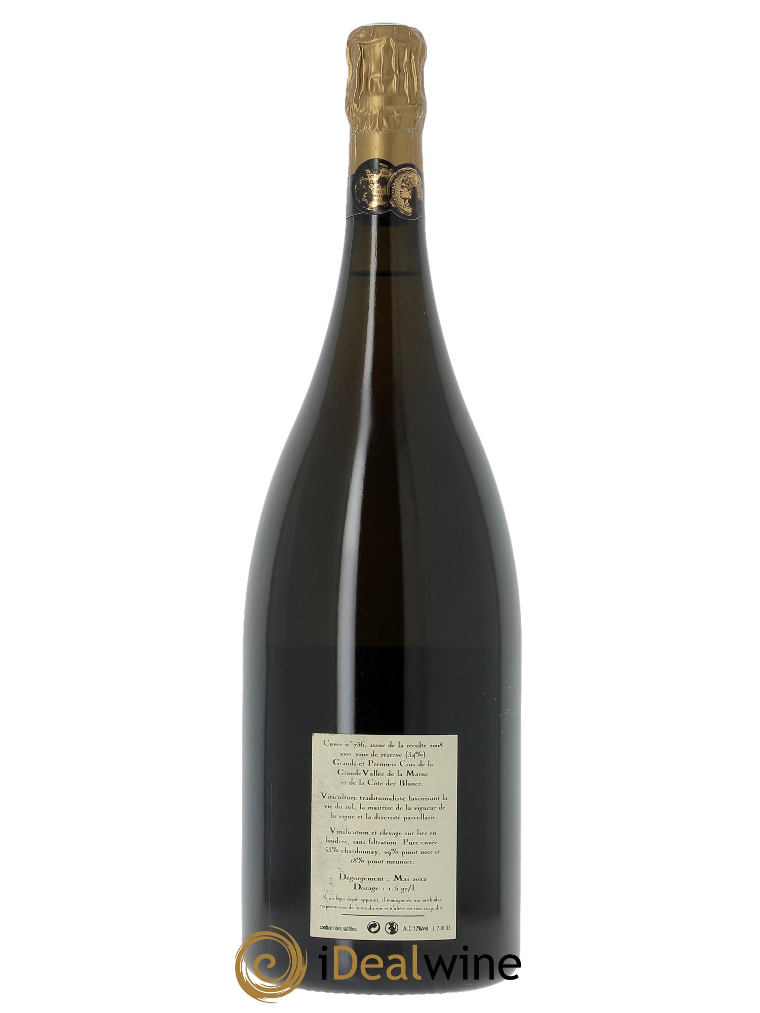 Cuvée 736 Jacquesson - Lot de 1 magnum - 1