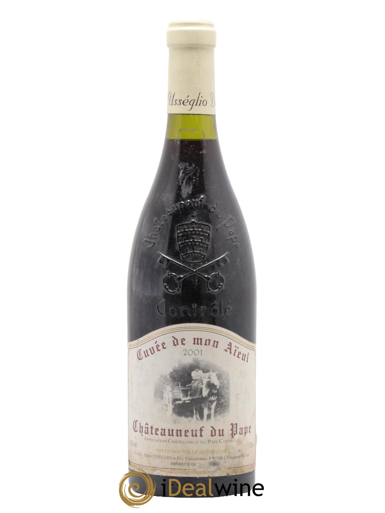 Châteauneuf-du-Pape Cuvée de mon Aïeul Pierre Usseglio & Fils 2001 - Lot de 1 bouteille - 0