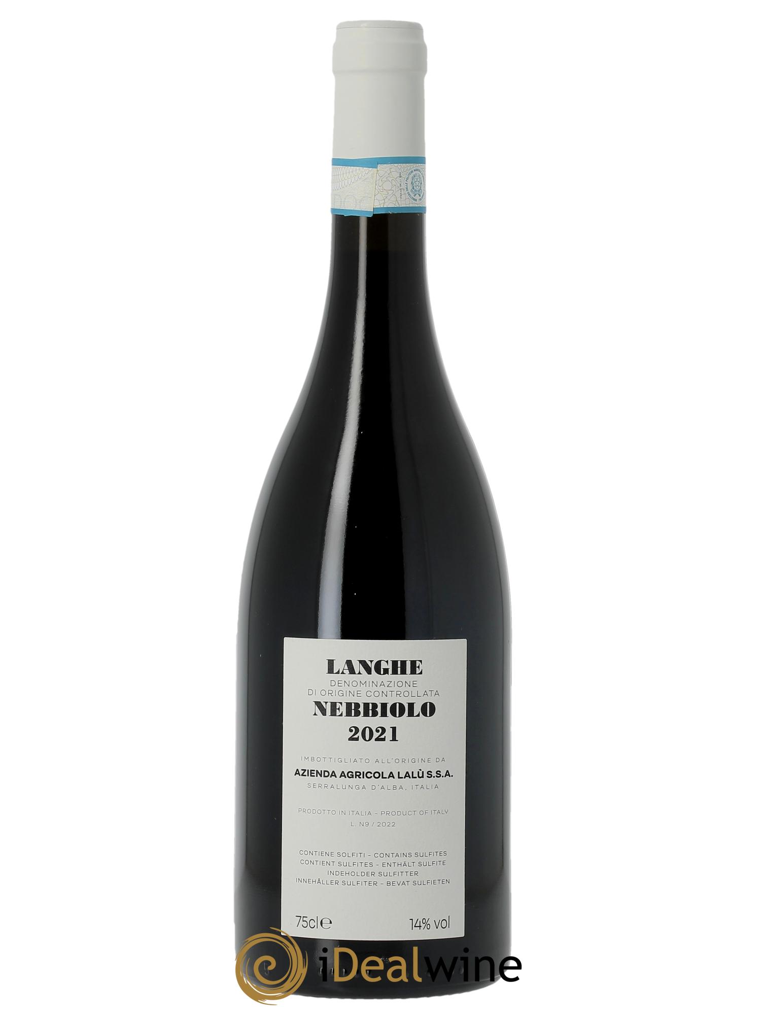 Langhe Nebbiolo DOC Lalù 2021 - Lot of 1 bottle - 1