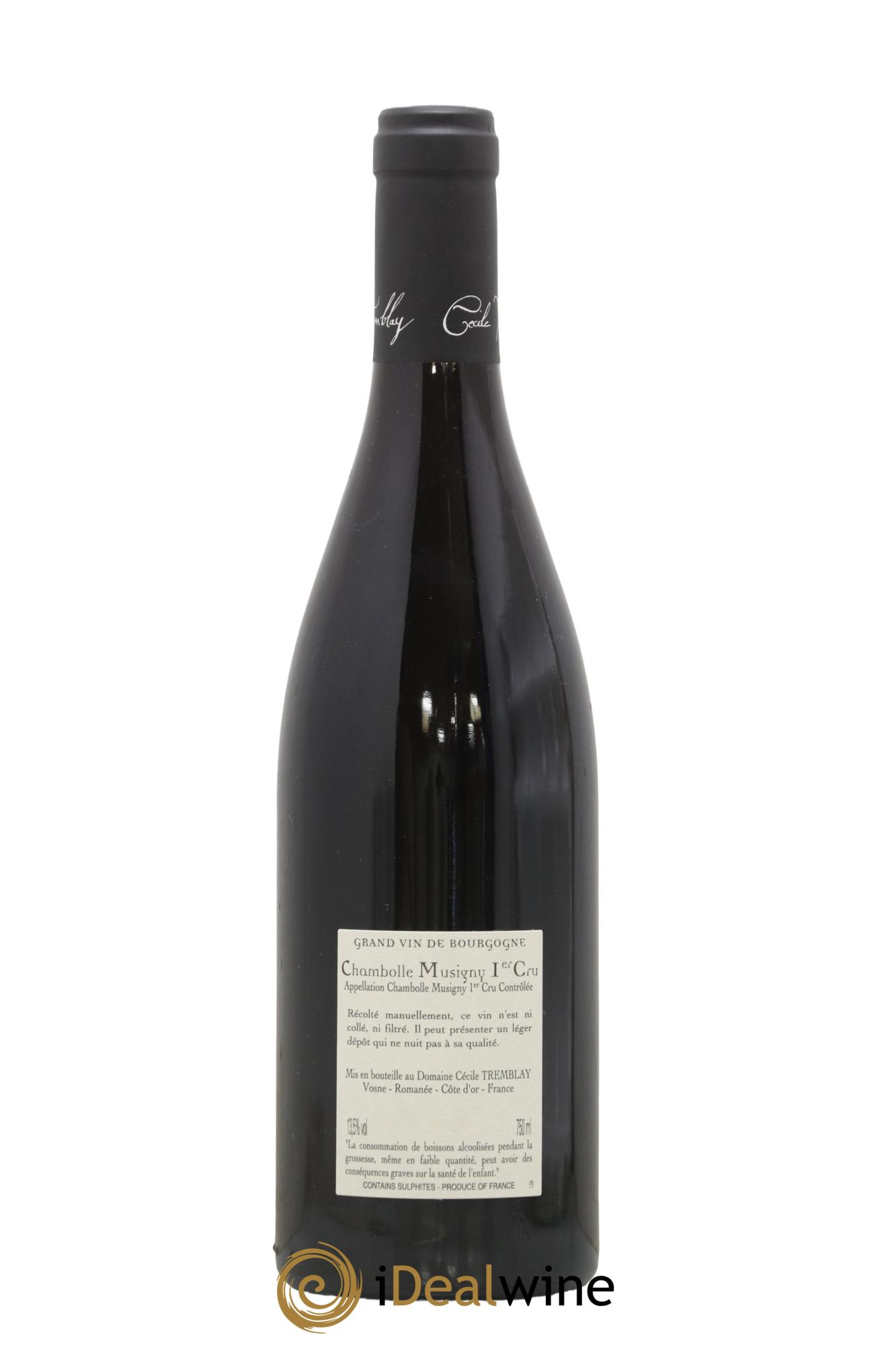 Chambolle-Musigny 1er Cru Les Feusselottes Cécile Tremblay 2019 - Lot de 1 bouteille - 1