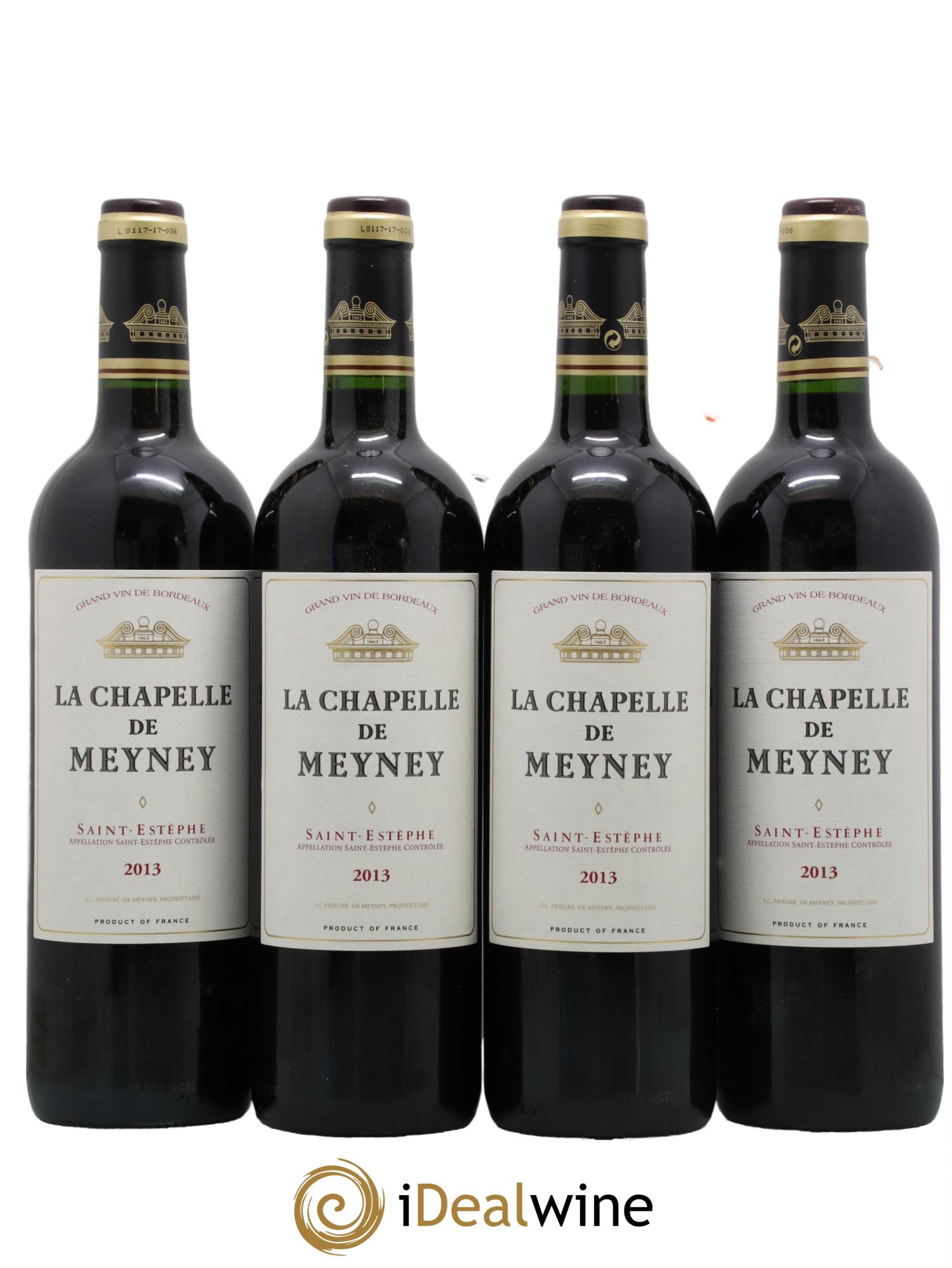 Saint-Estèphe Chapelle de Meyney 2013 - Lot de 4 bouteilles - 0