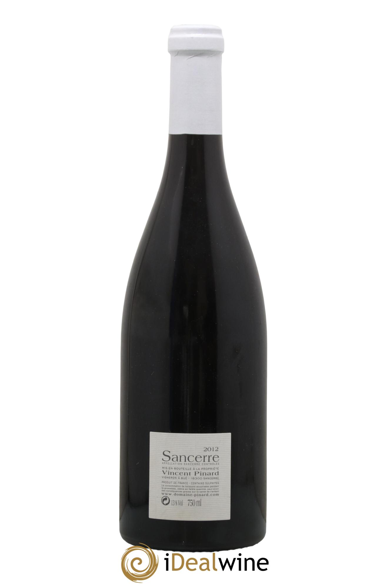 Sancerre Vendanges Entières Vincent Pinard 2012 - Lot of 1 bottle - 1