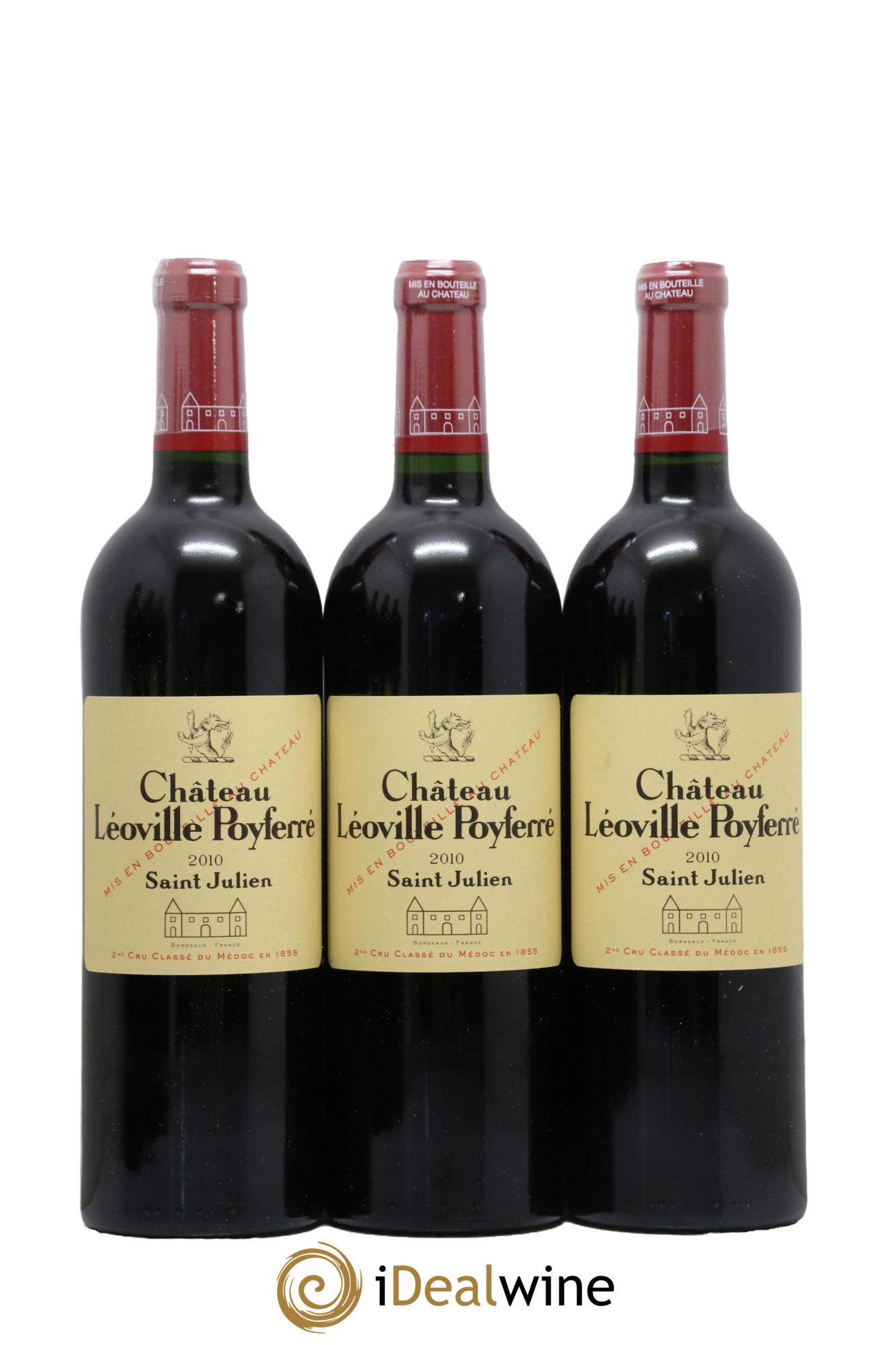 Château Léoville Poyferré 2ème Grand Cru Classé 2010 - Lot of 6 bottles - 1