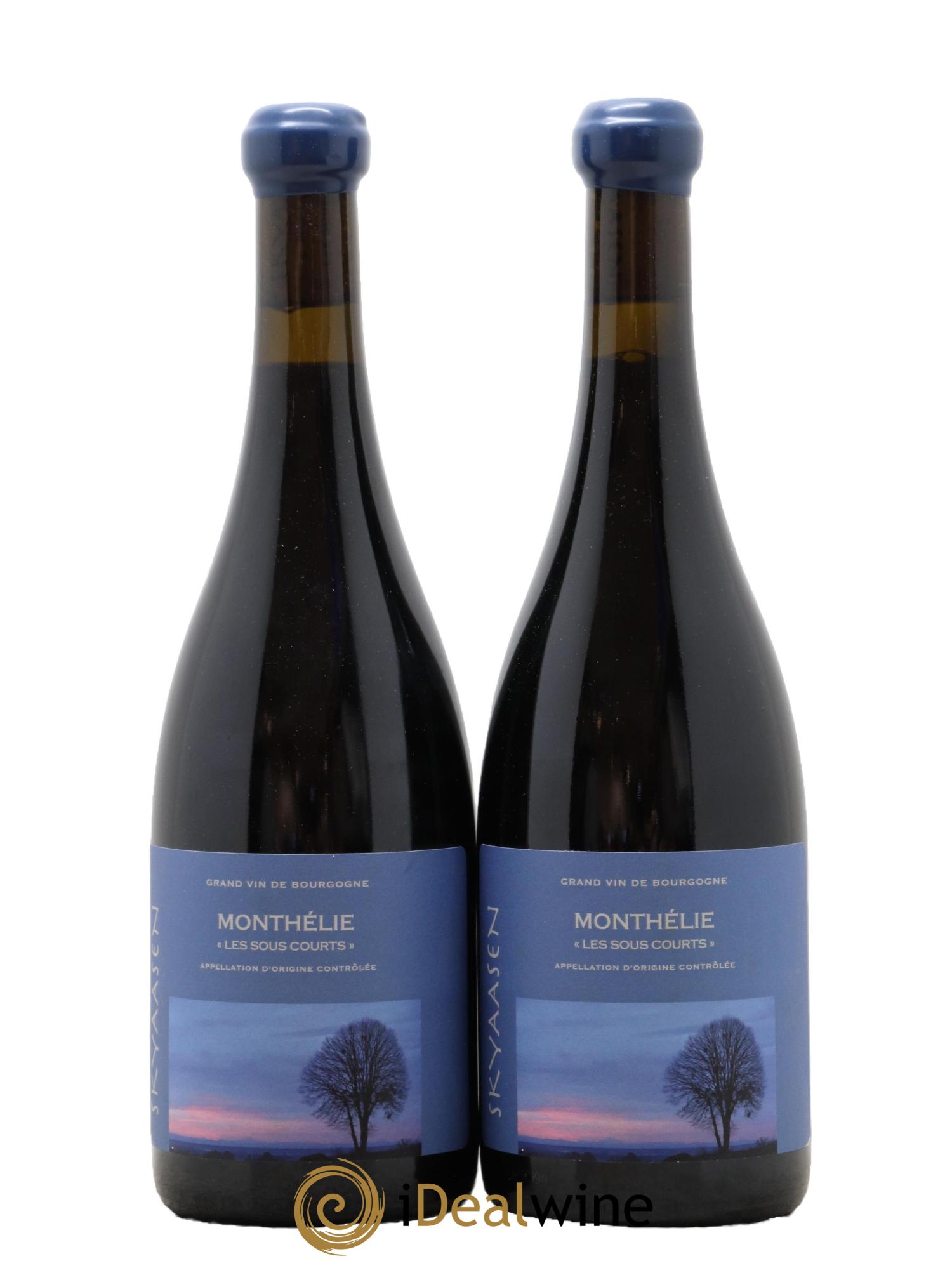 Monthélie Les Sous Courts Maison Skyaasen 2019 - Lot de 2 bouteilles - 0