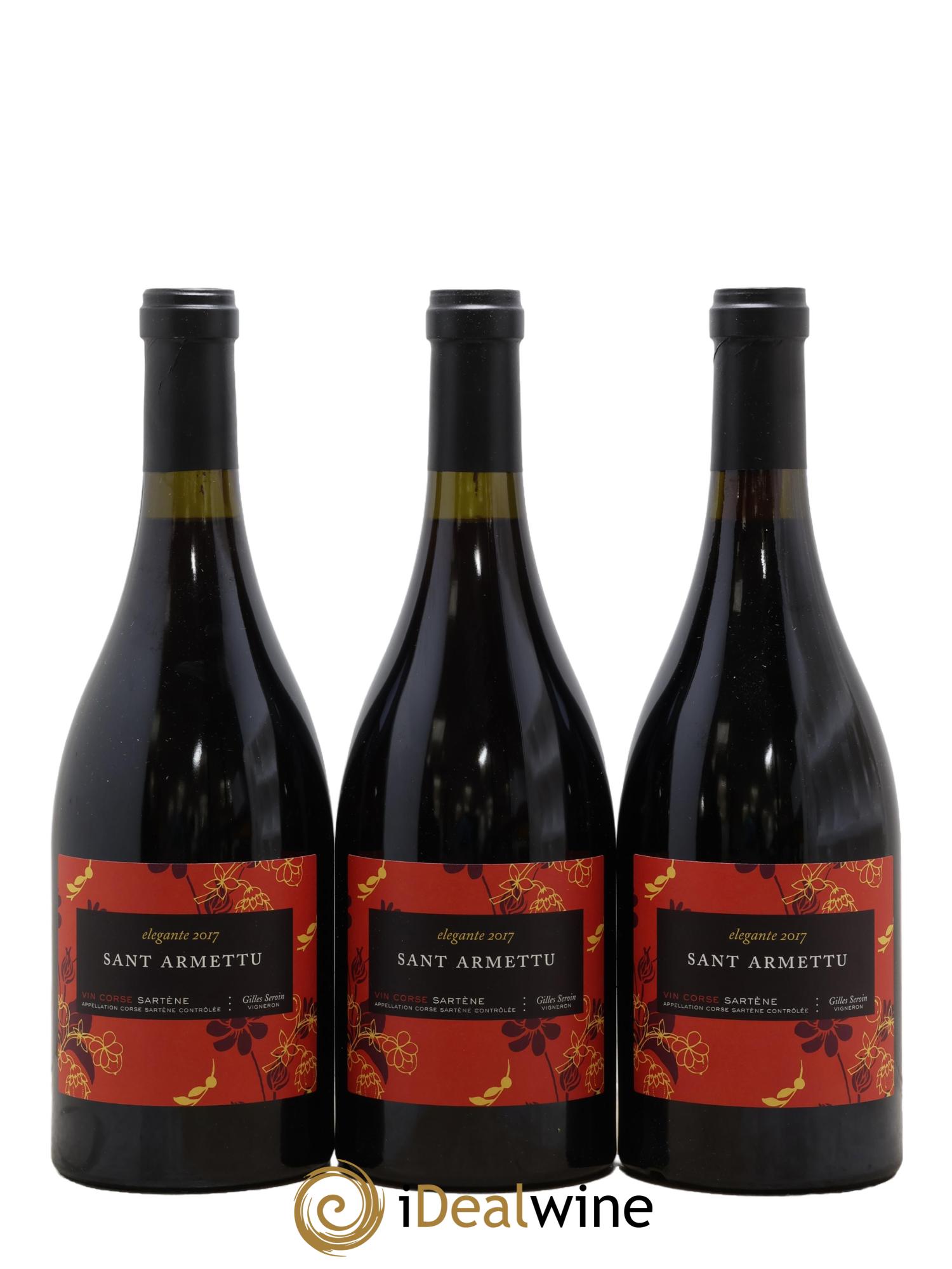 Vin de Corse Sartène Saint Armettu Elegante 2017 - Lotto di 3 bottiglie - 0