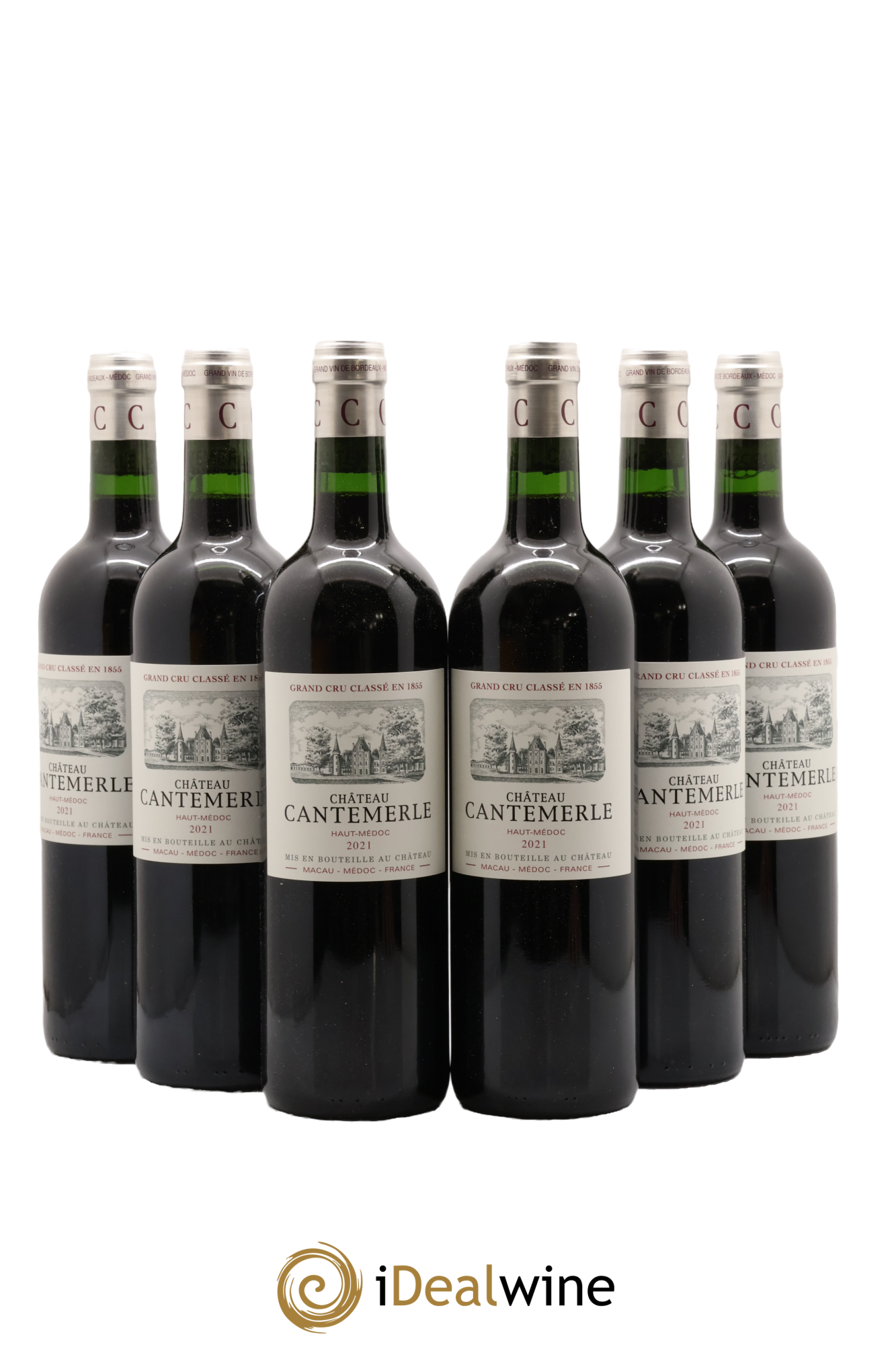 Château Cantemerle 5ème Grand Cru Classé 2021 - Lot de 6 bouteilles - 0