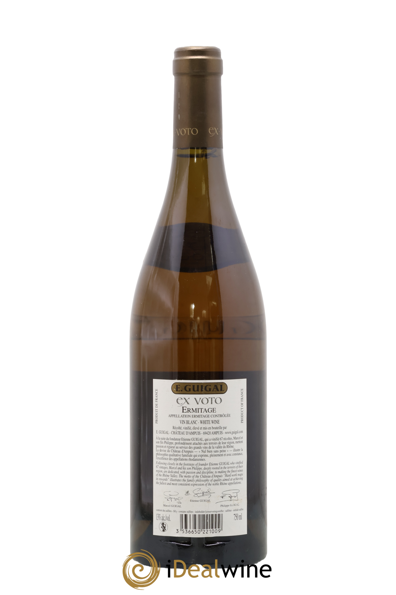 Ermitage Ex Voto Guigal 2009 - Lot of 1 bottle - 1