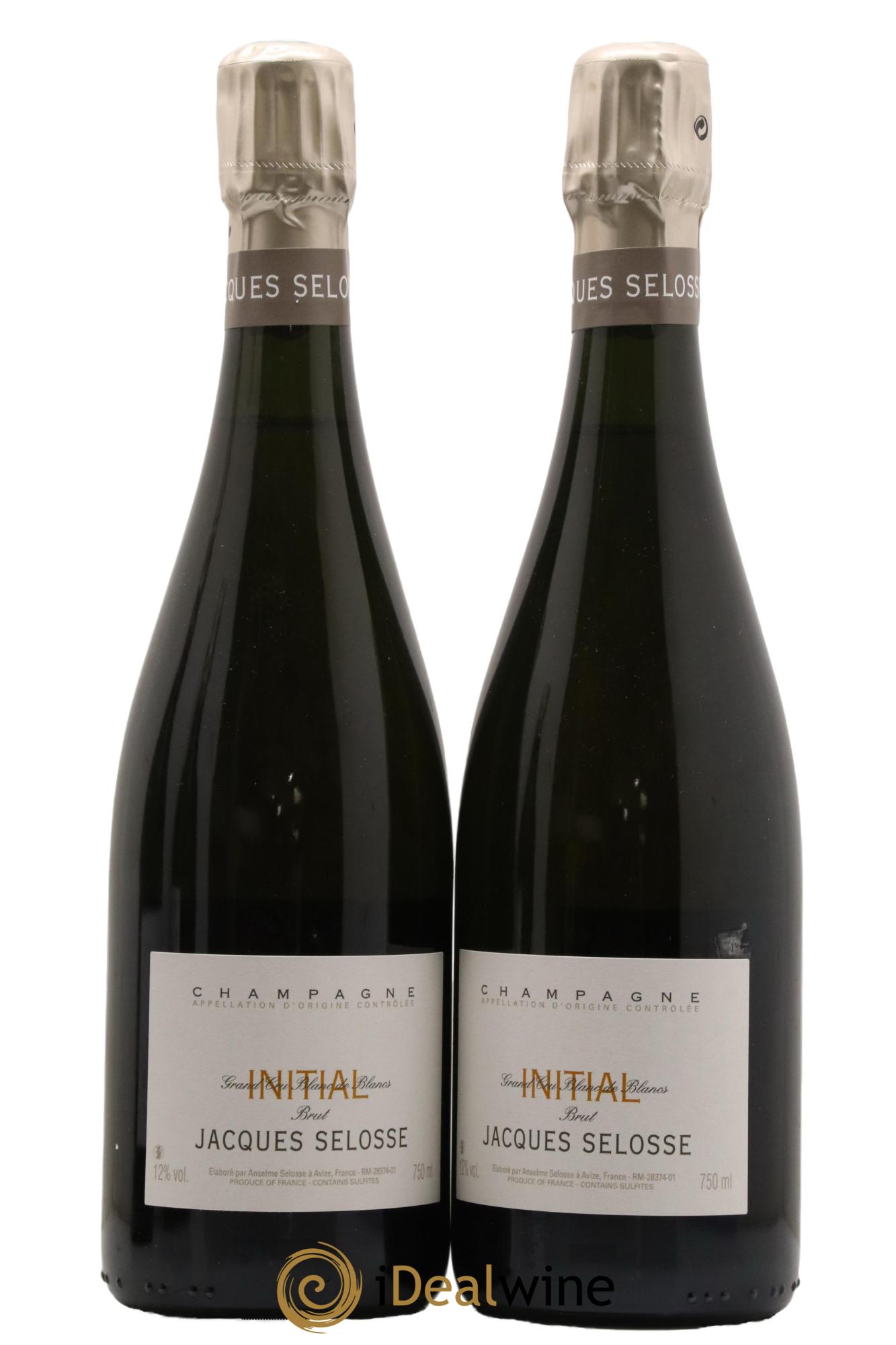Initial Brut Jacques Selosse - Lot de 2 bouteilles - 0