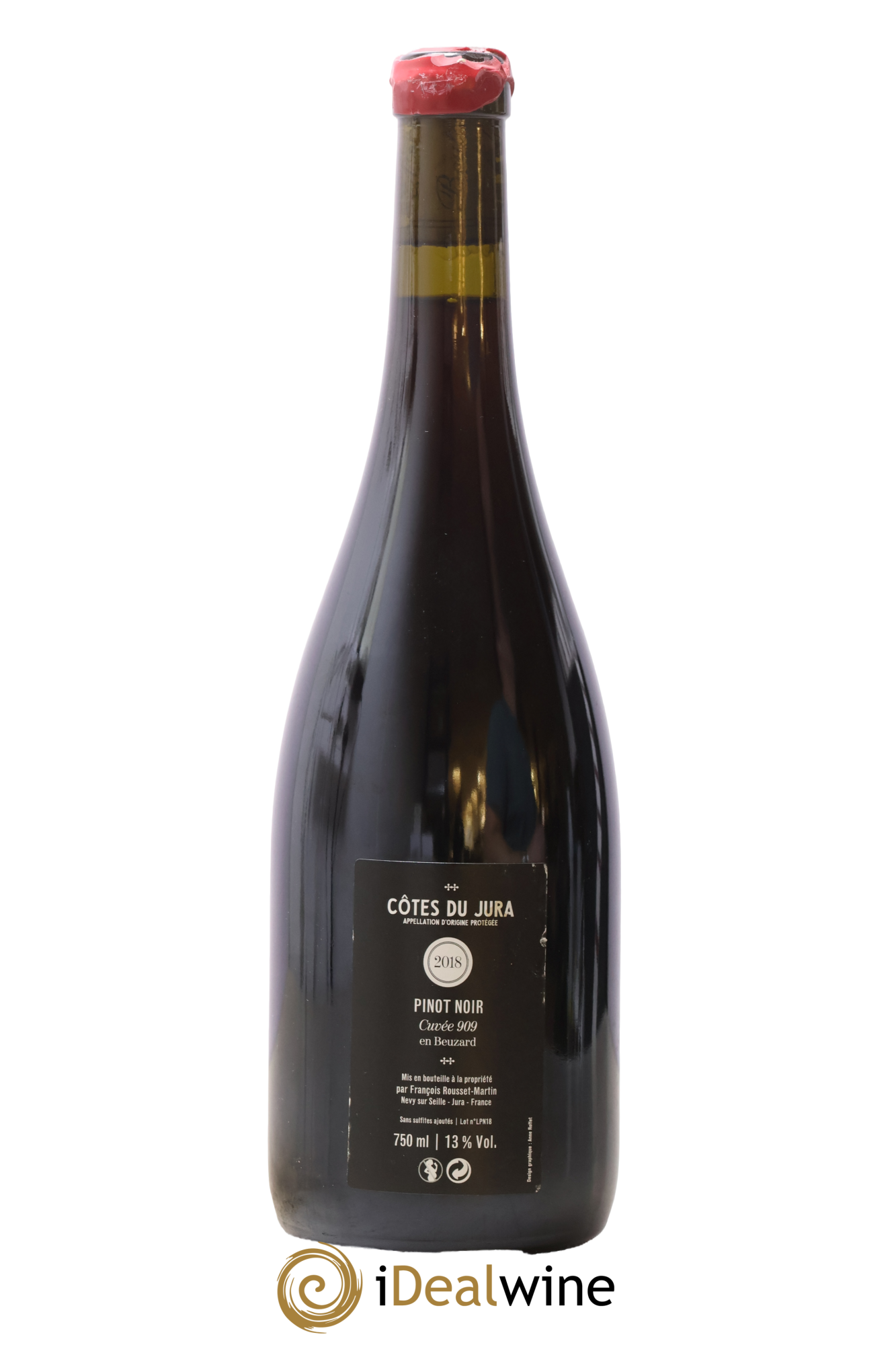 Vin de France Pinot Noir Cuvée 909 François Rousset Martin 2018 - Lot of 1 bottle - 1