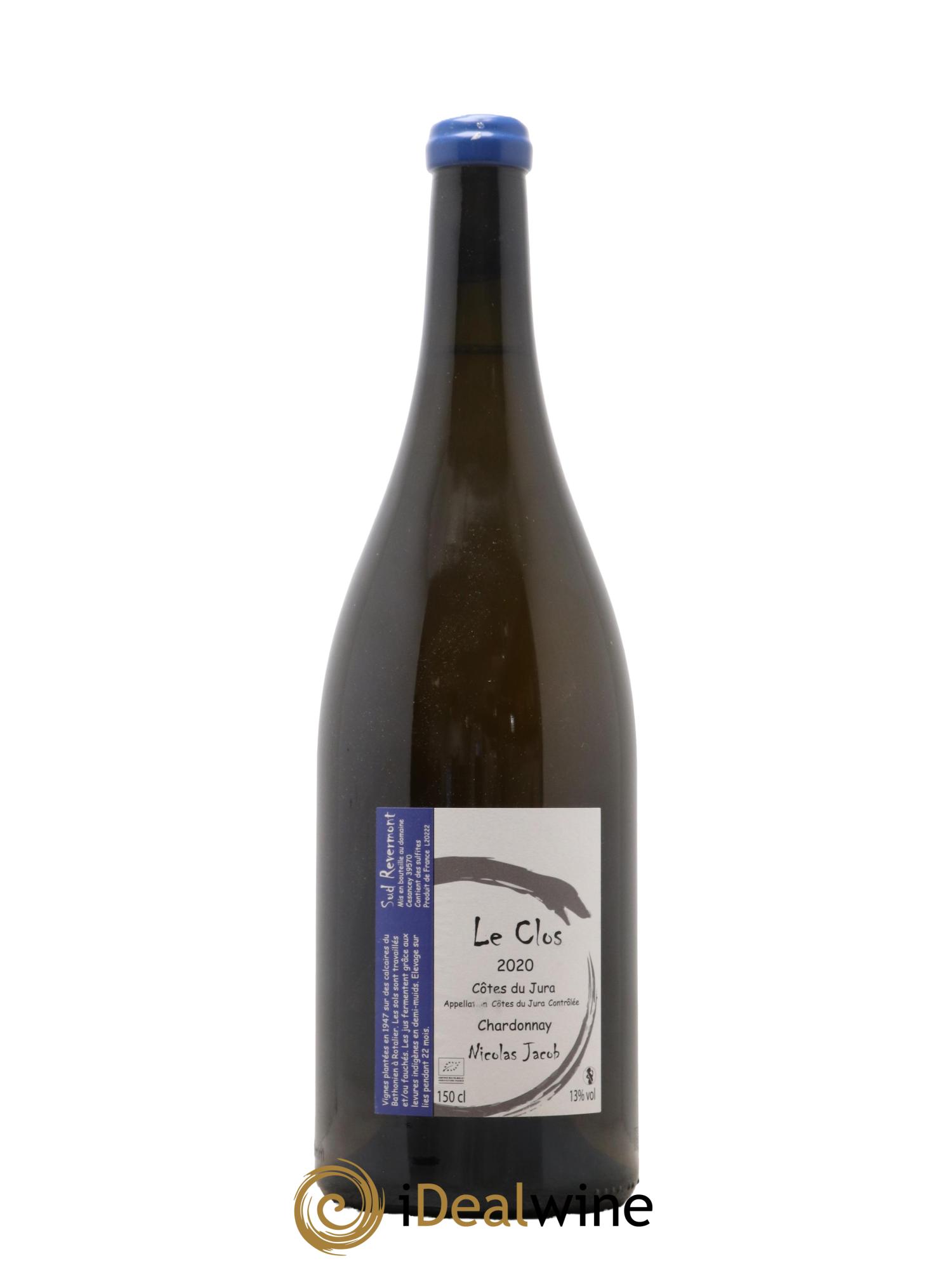 Côtes du Jura Chardonnay Le Clos Nicolas Jacob 2020 - Lot de 1 magnum - 0