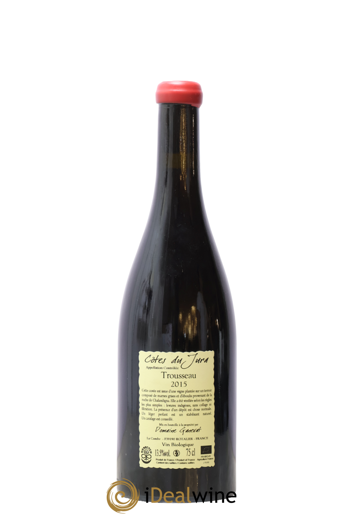 Côtes du Jura Plein Sud Jean-François Ganevat (Domaine) 2015 - Lot de 1 bouteille - 1