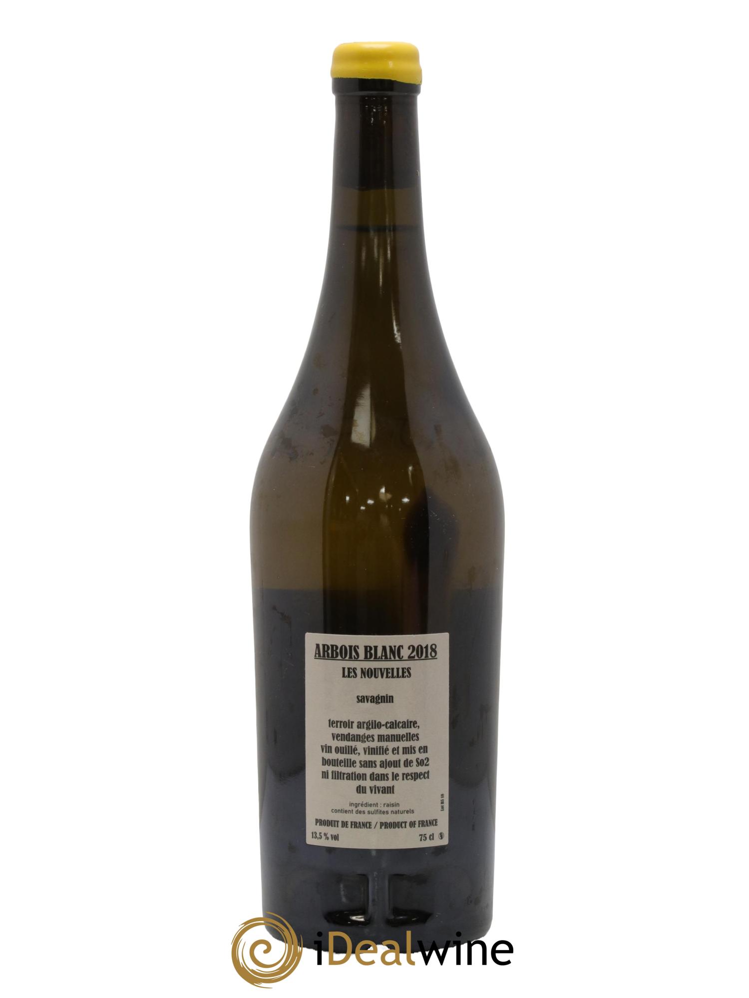 Arbois Savagnin Les Nouvelles Adeline Houillon & Renaud Bruyère 2018 - Lot de 1 bouteille - 1