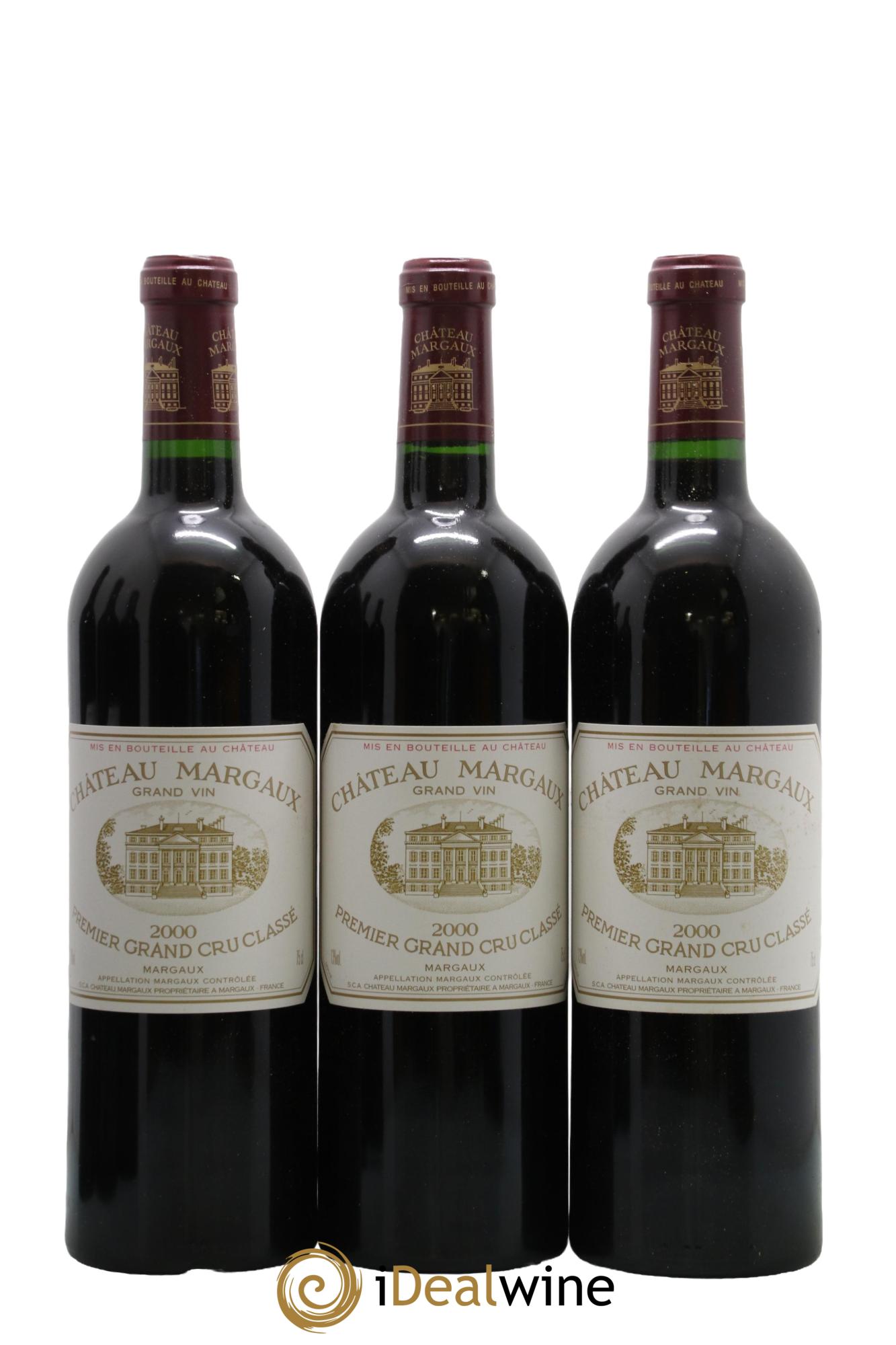Château Margaux 1er Grand Cru Classé 2000 - Lot de 6 bouteilles - 1