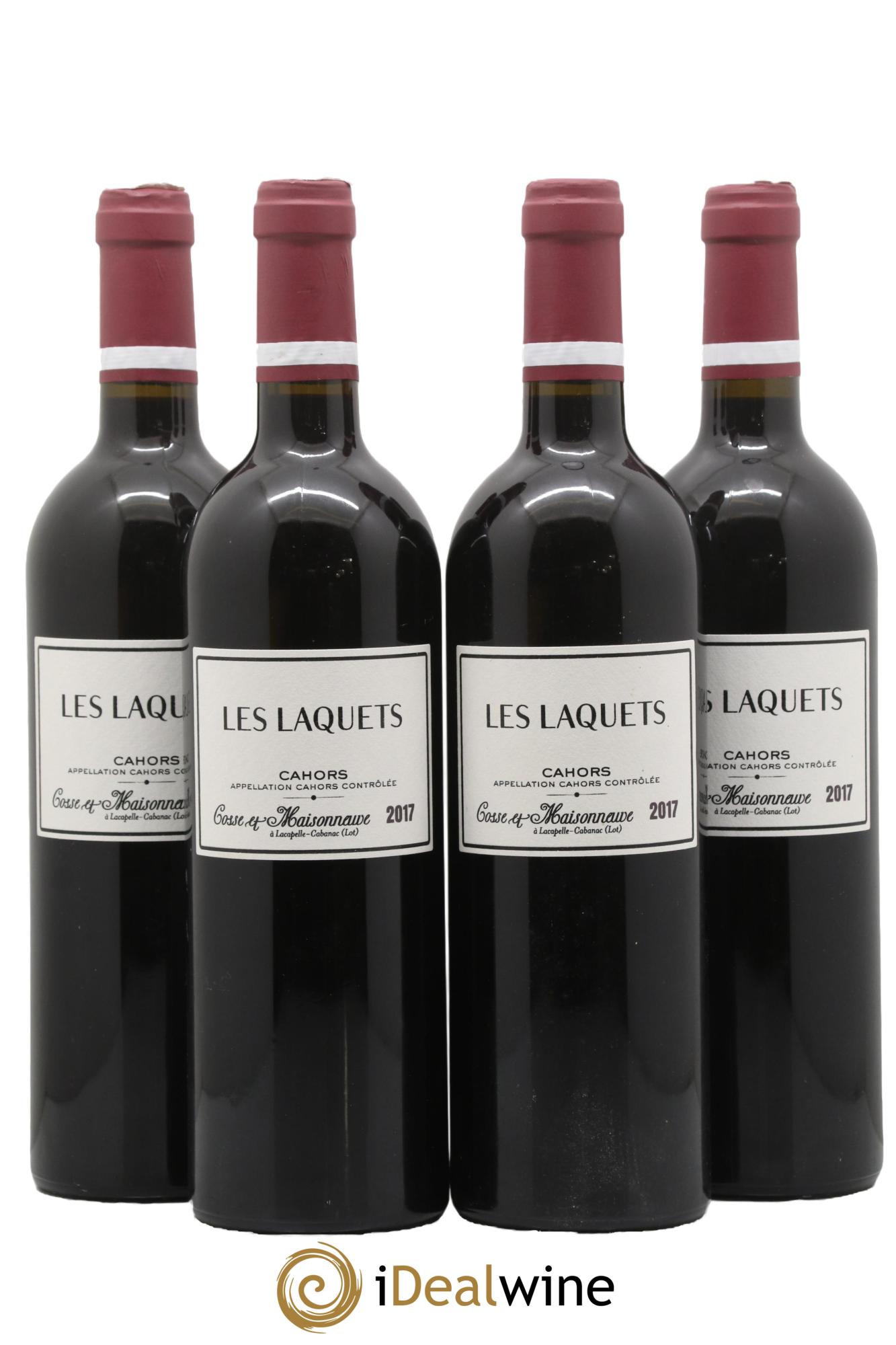 Cahors Les Laquets Cosse-Maisonneuve (Domaine) 2017 - Lot de 4 bouteilles - 0