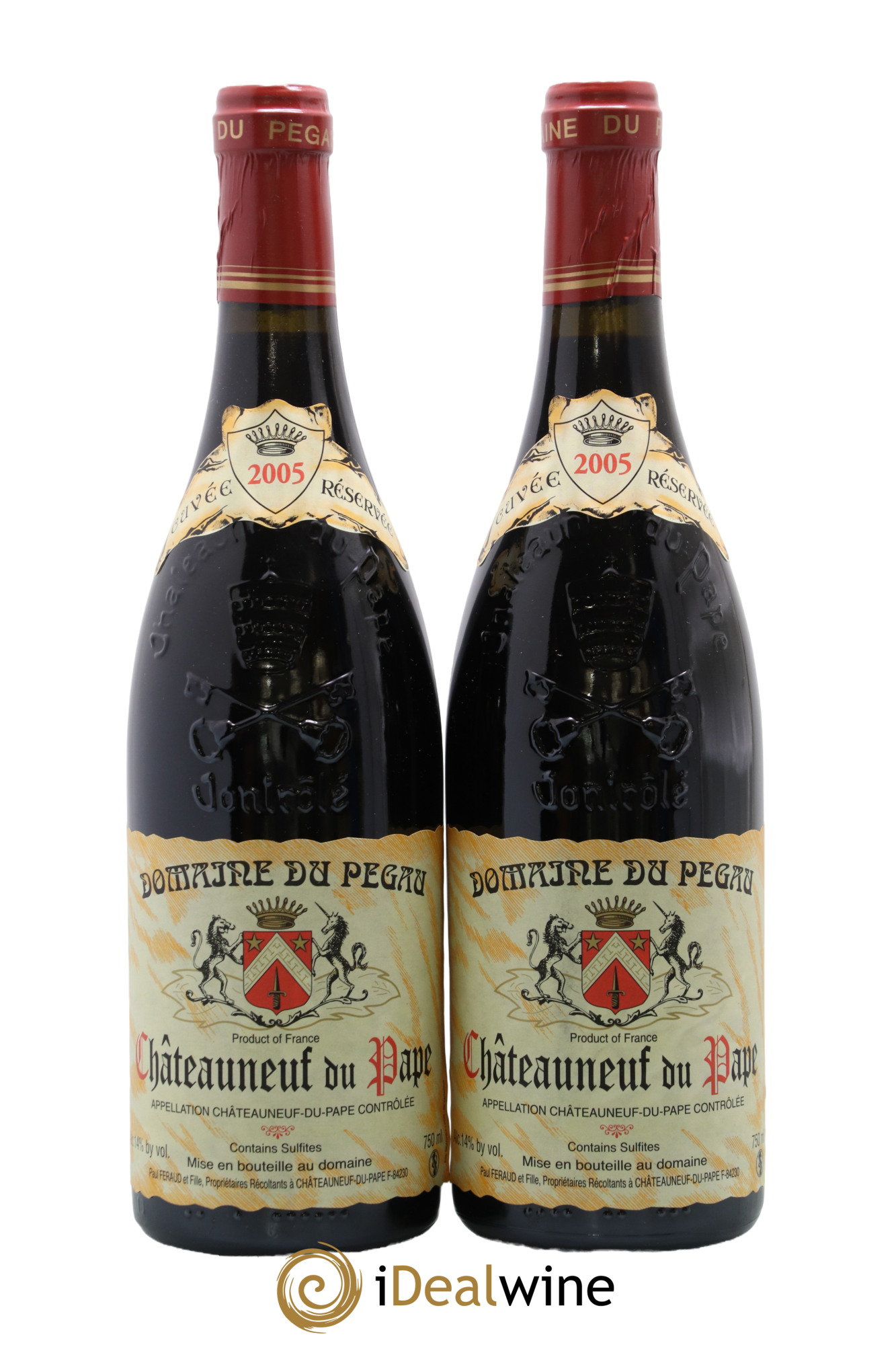 Châteauneuf-du-Pape Domaine du Pégau Cuvée Réservée Paul et Laurence Féraud 2005 - Posten von 2 Flaschen - 0
