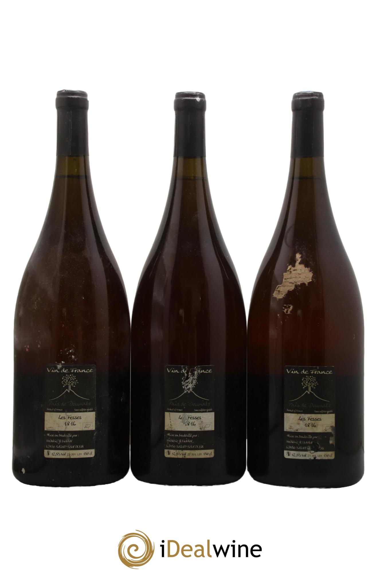 Vin de France Les Fesses Vignoble de l'Arbre Blanc  2016 - Lotto di 3 magnum - 1