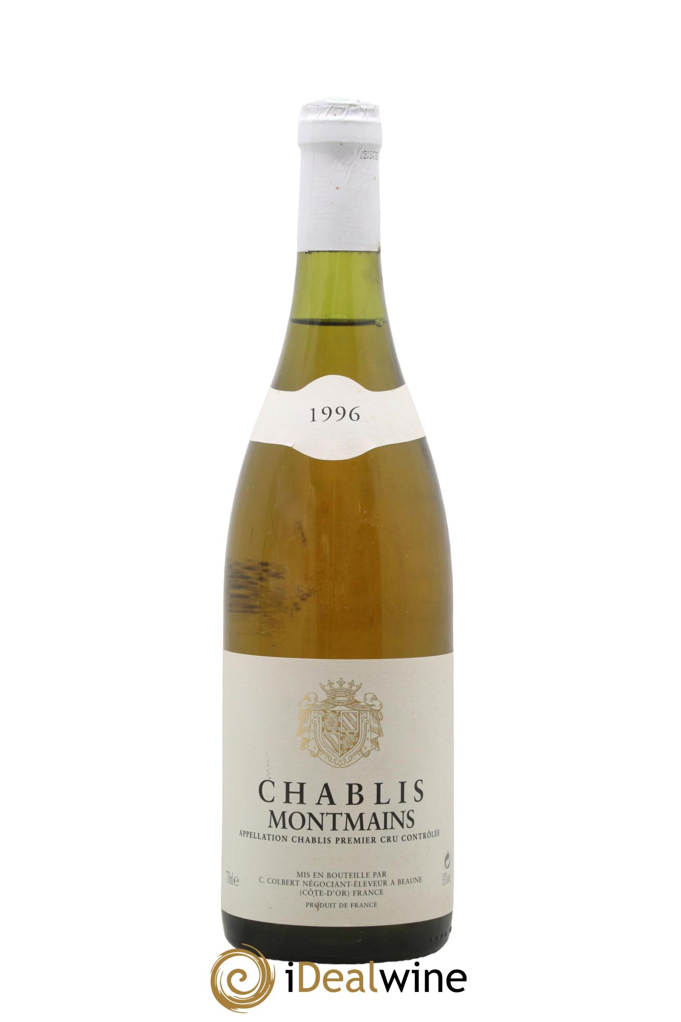 Chablis 1er Cru Montmains C. Colbert 1996 - Lot de 1 bouteille - 0