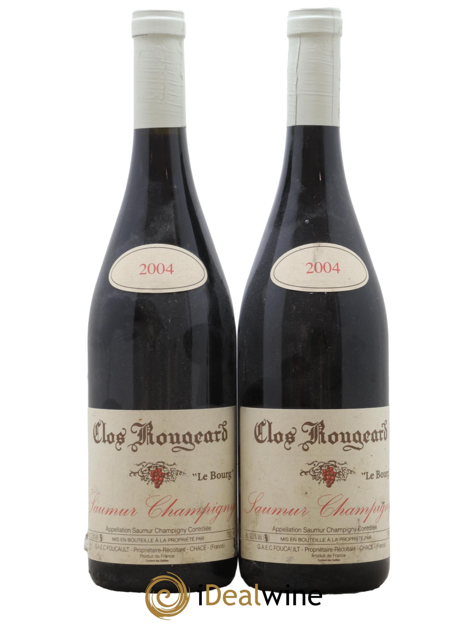 Saumur-Champigny Le Bourg Clos Rougeard 2004 - Lot de 2 bouteilles - 0