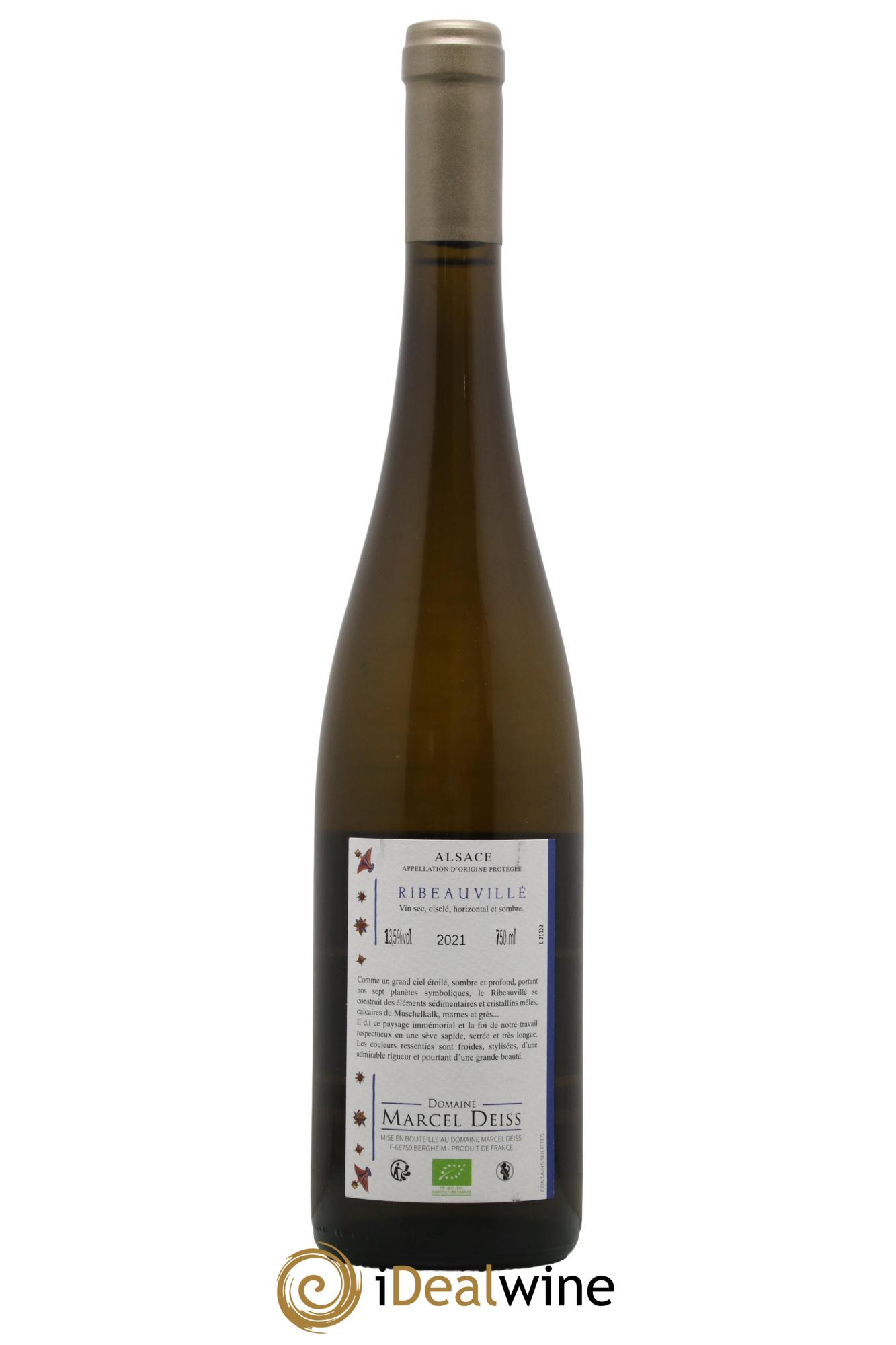 Alsace Ribeauvillé Marcel Deiss (Domaine) 2021 - Lot of 1 bottle - 1