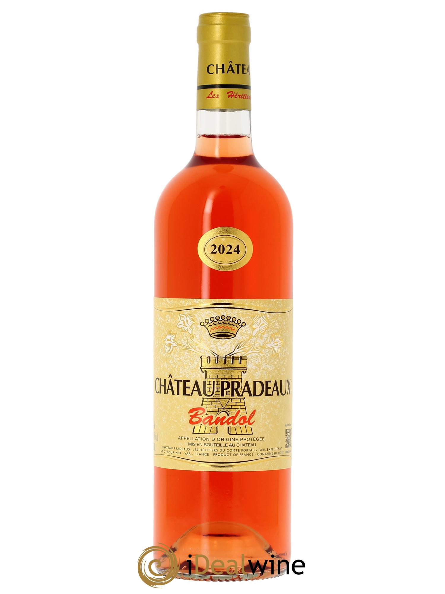 Bandol Château Pradeaux Famille Portalis  2024 - Posten von 1 Flasche - 0