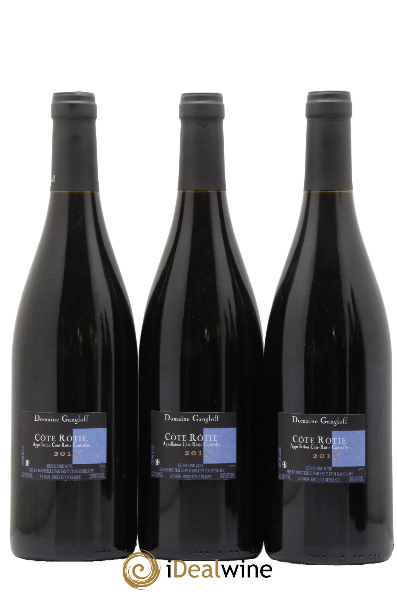 Côte-Rôtie La Barbarine Gangloff (Domaine) 2018 - Lot of 3 bottles - 1
