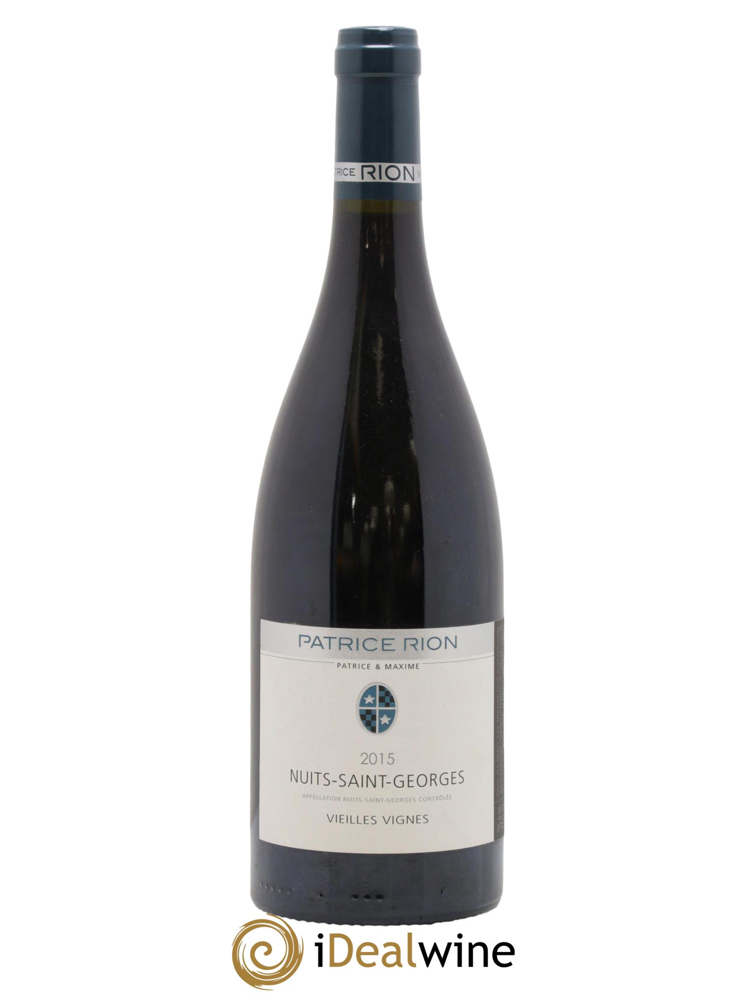 Nuits-Saint-Georges Vieilles Vignes Domaine Rion 2015 - Lot de 1 bouteille - 0