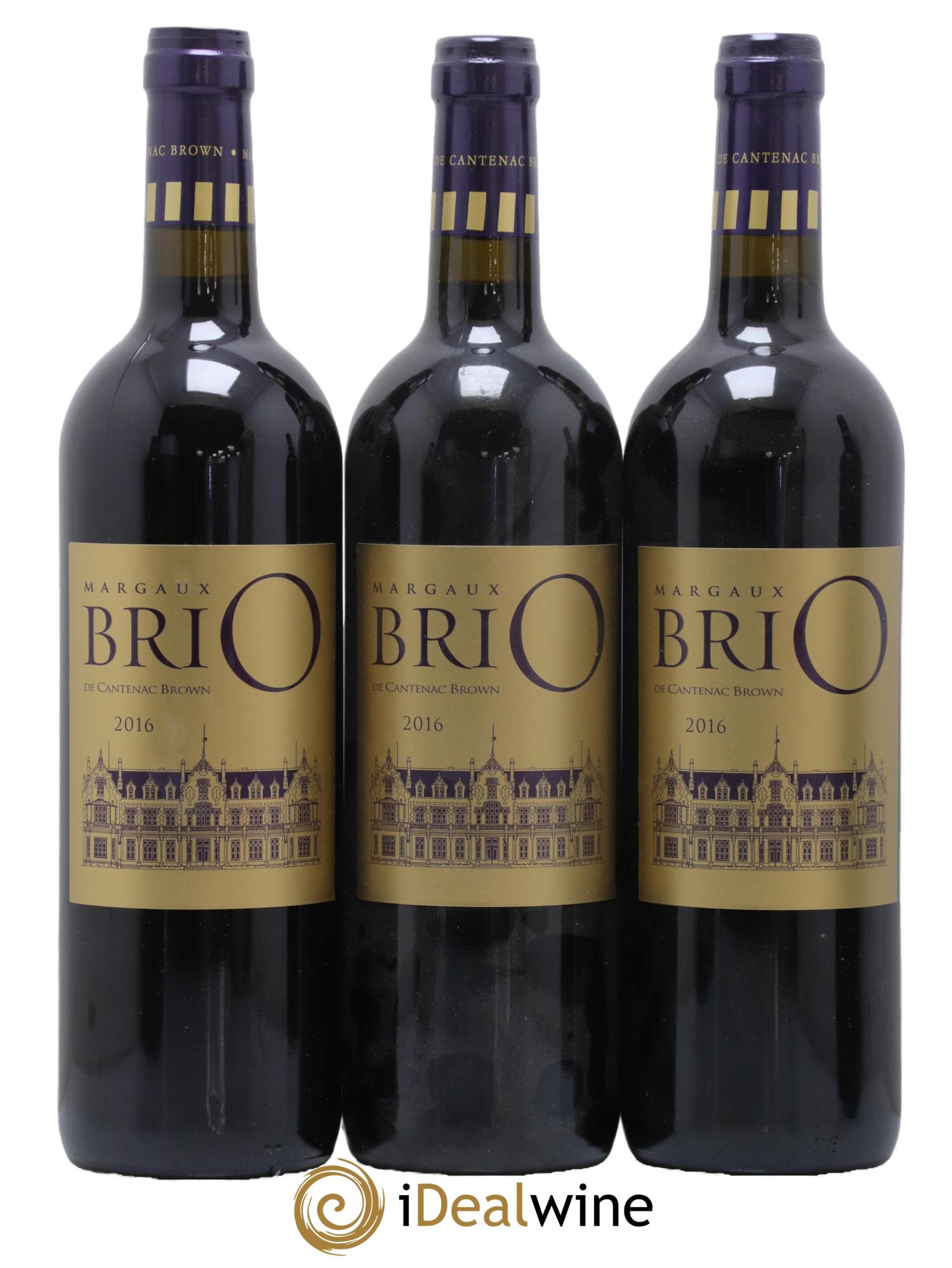 Brio de Cantenac Brown 2016 - Lot of 6 bottles - 1