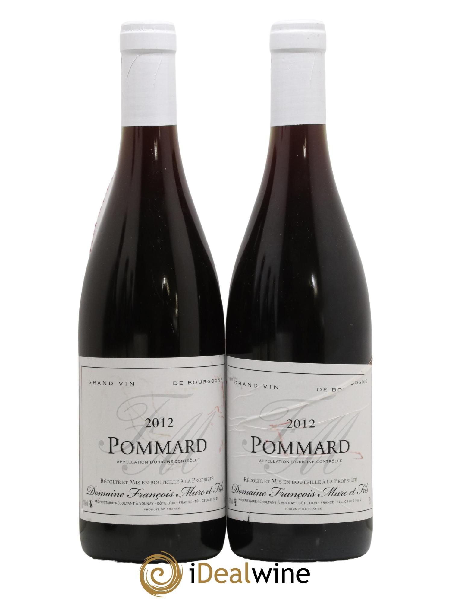 Pommard Francois Mure et Fils 2012 - Lot de 2 bouteilles - 0