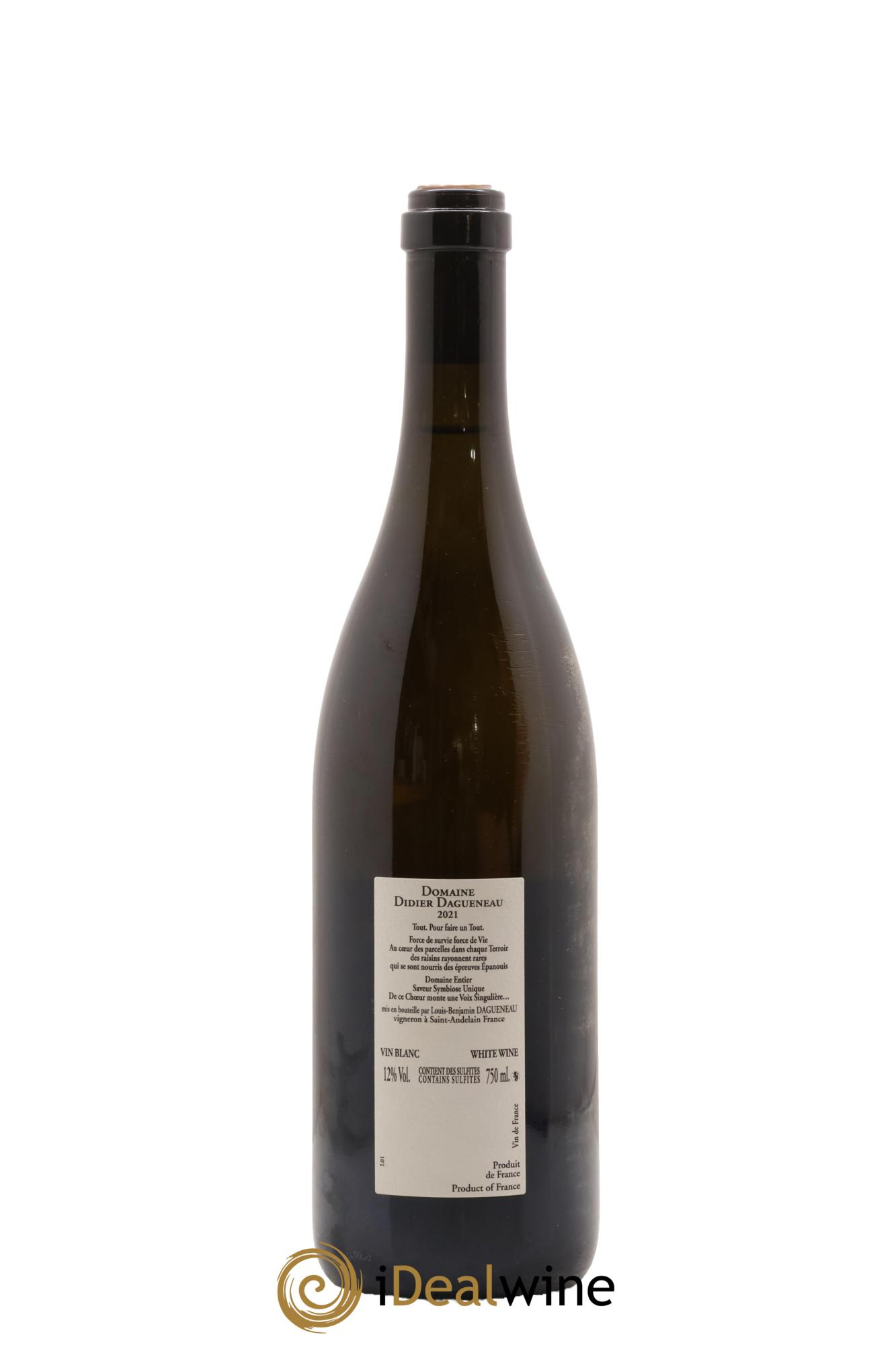 Vin de France XXI Dagueneau (Domaine Didier - Louis-Benjamin) 2021 - Lote de 1 botella - 1