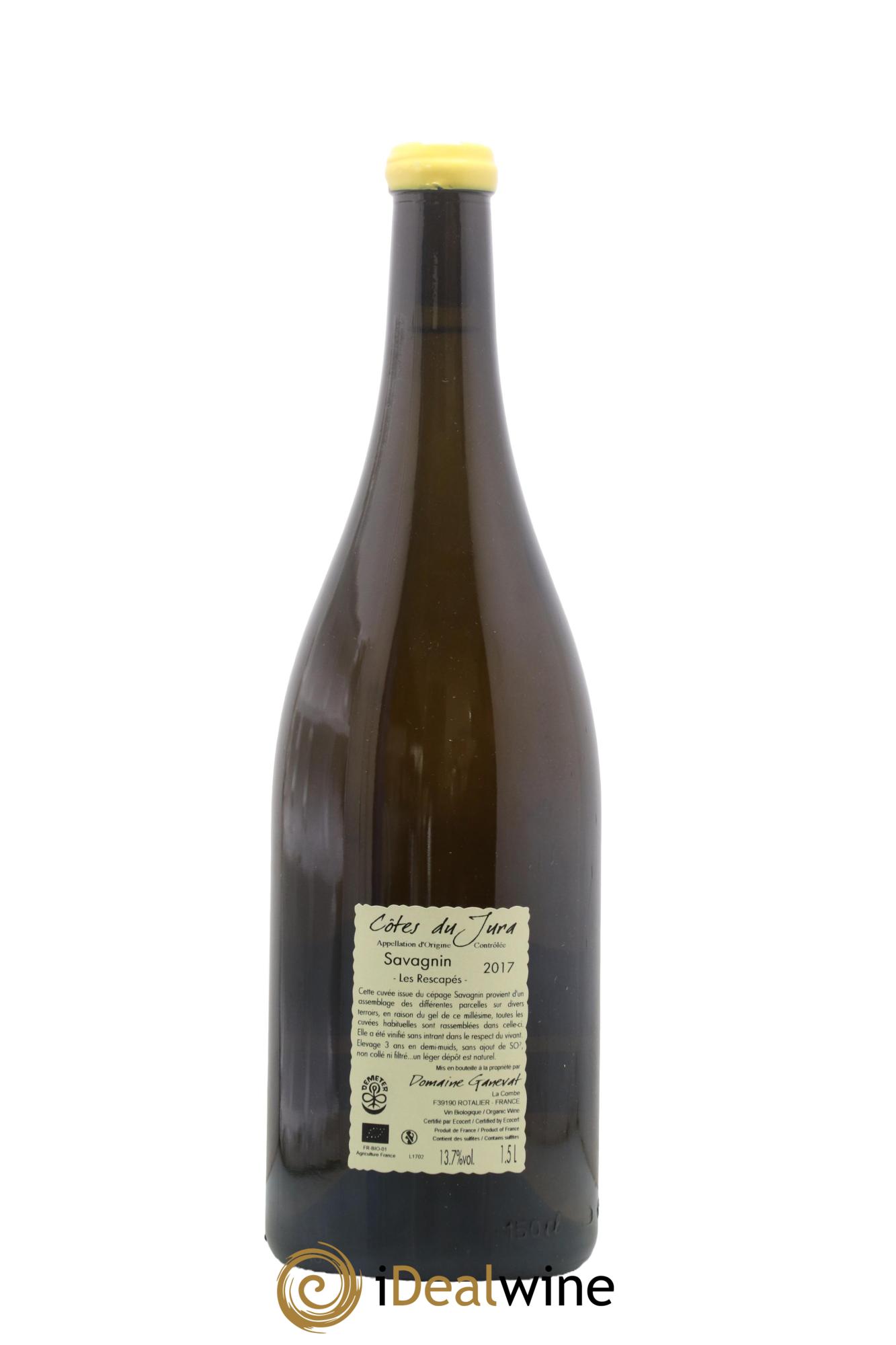 Côtes du Jura Savagnin Les Rescapés Jean-François Ganevat (Domaine) 2017 - Posten von 1 Magnum - 1