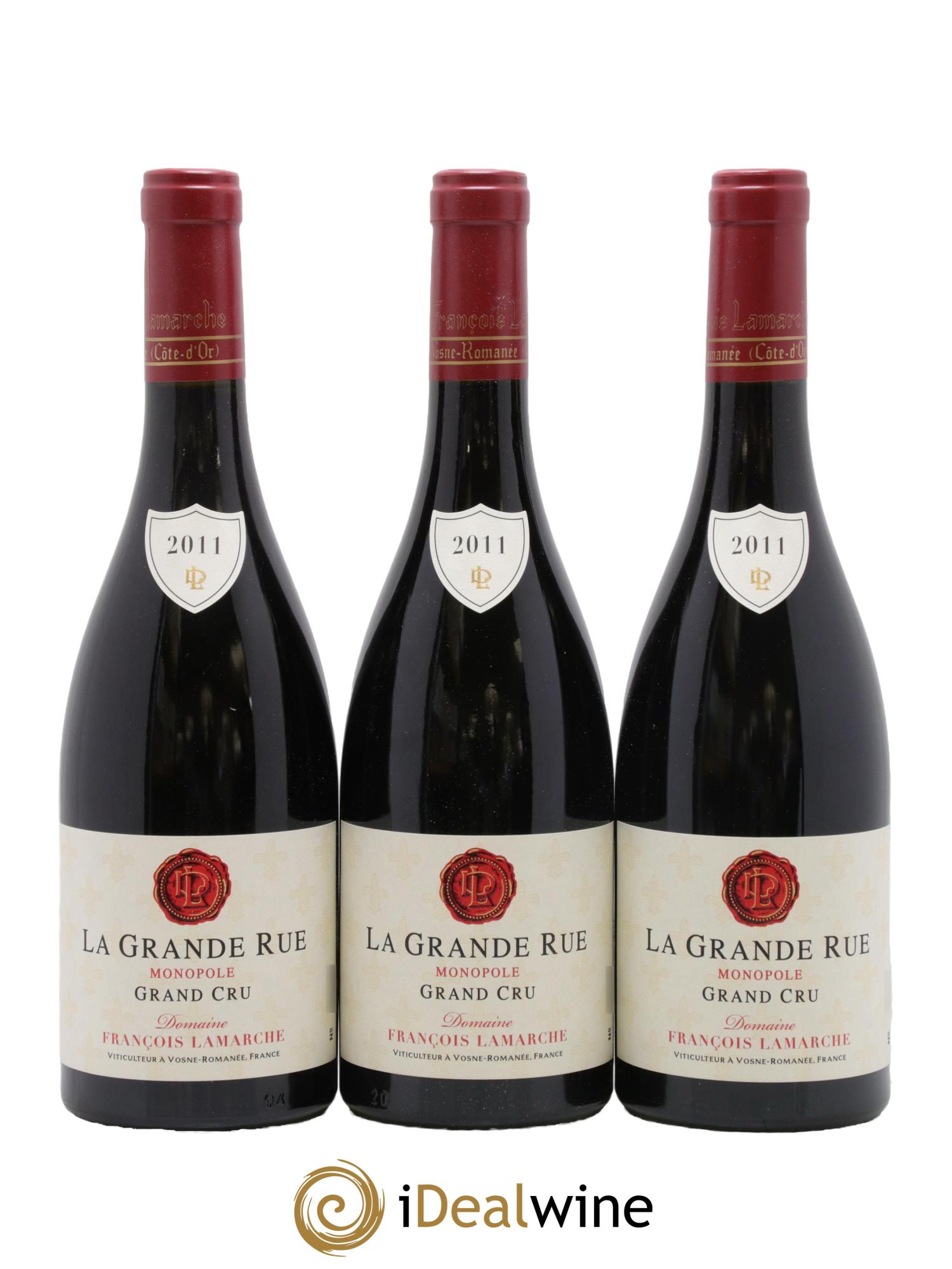 La Grande Rue Grand Cru Lamarche (Domaine) 2011 - Lot of 6 bottles - 3