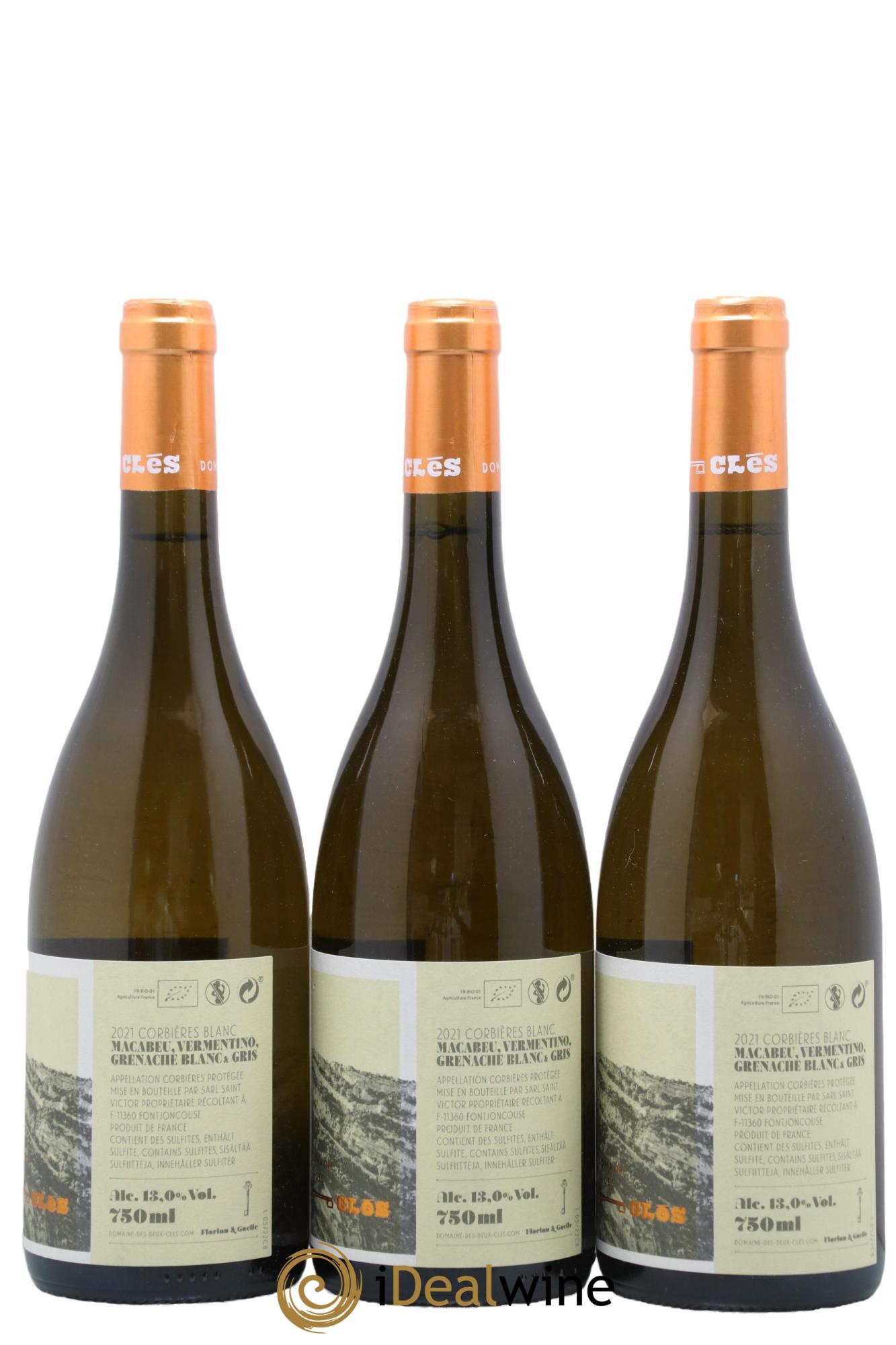 Corbières Domaine des deux Clés 2021 - Lot de 3 bouteilles - 1