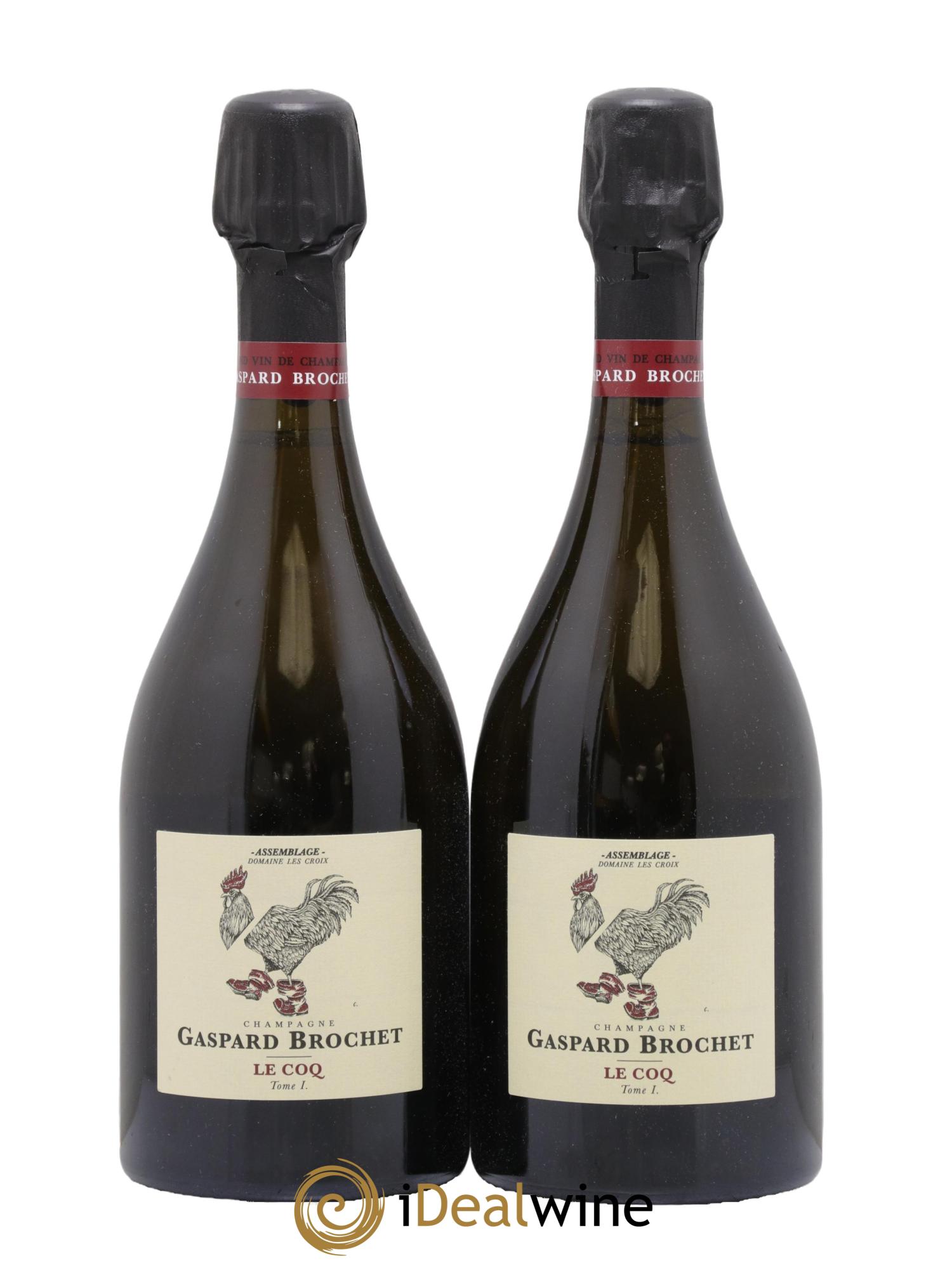 Champagne Tome I Le Coq Gaspard Brochet - Lot de 2 bouteilles - 0