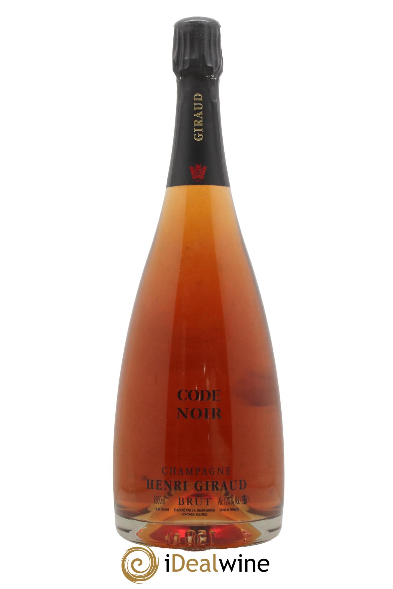 Champagne - Code Noir Henri Giraud - Lot de 1 magnum - 0