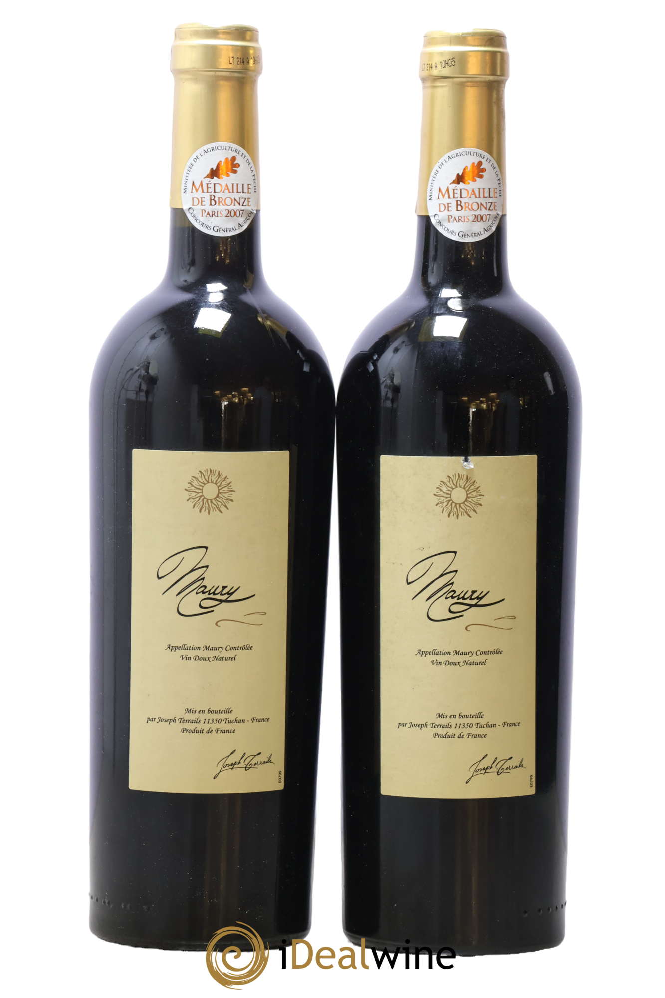 Maury Vin Doux Naturel Joseph Terrails - Lot de 2 bouteilles - 0