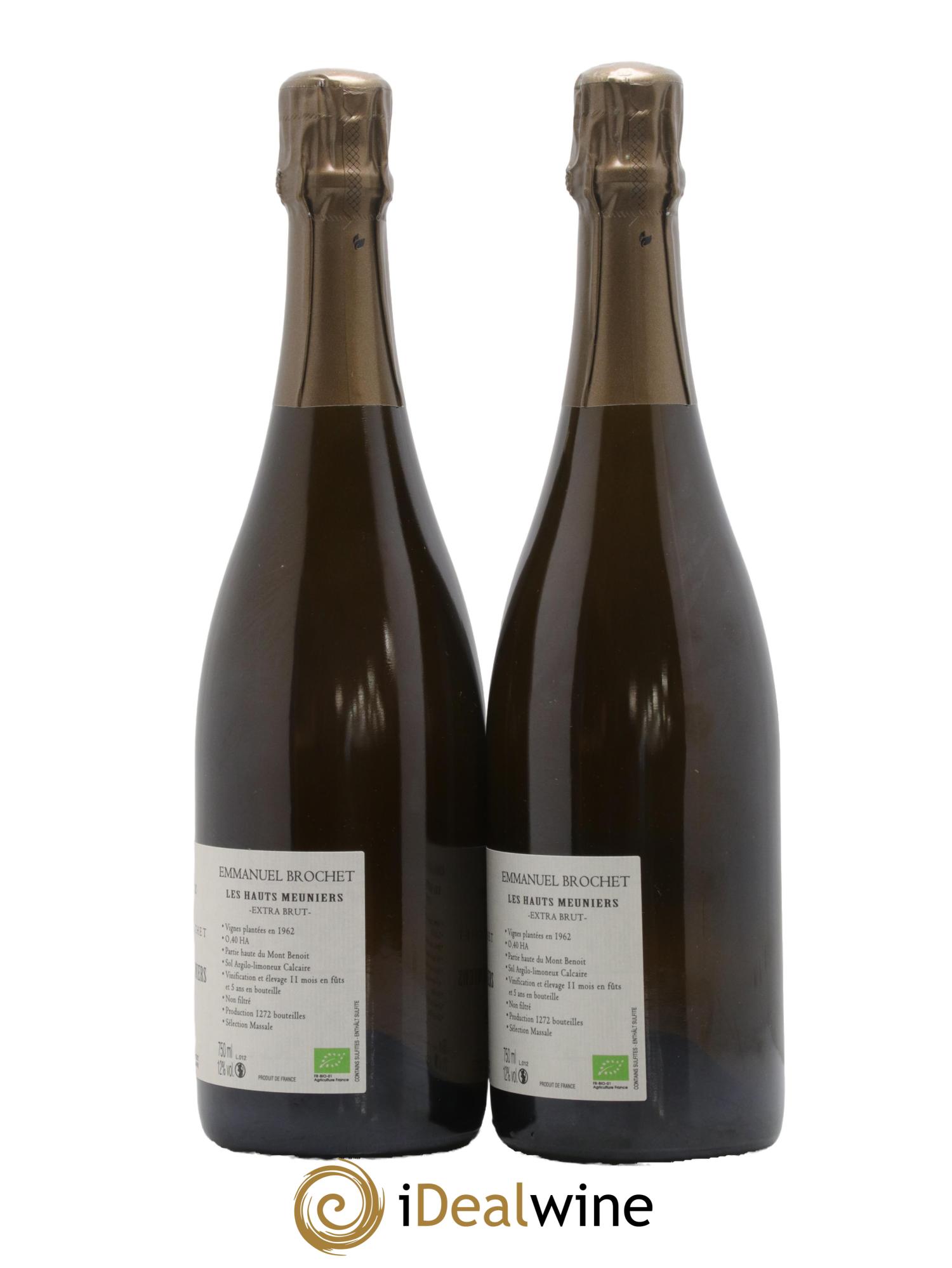 Les Hauts Meuniers Extra-Brut Emmanuel Brochet 2012 - Lot de 2 bouteilles - 1