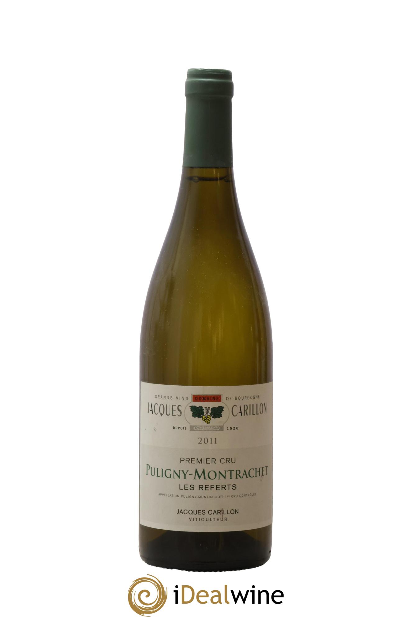 Puligny-Montrachet 1er Cru Les Referts Jacques Carillon (Domaine) 2011 - Lot de 1 bouteille - 0