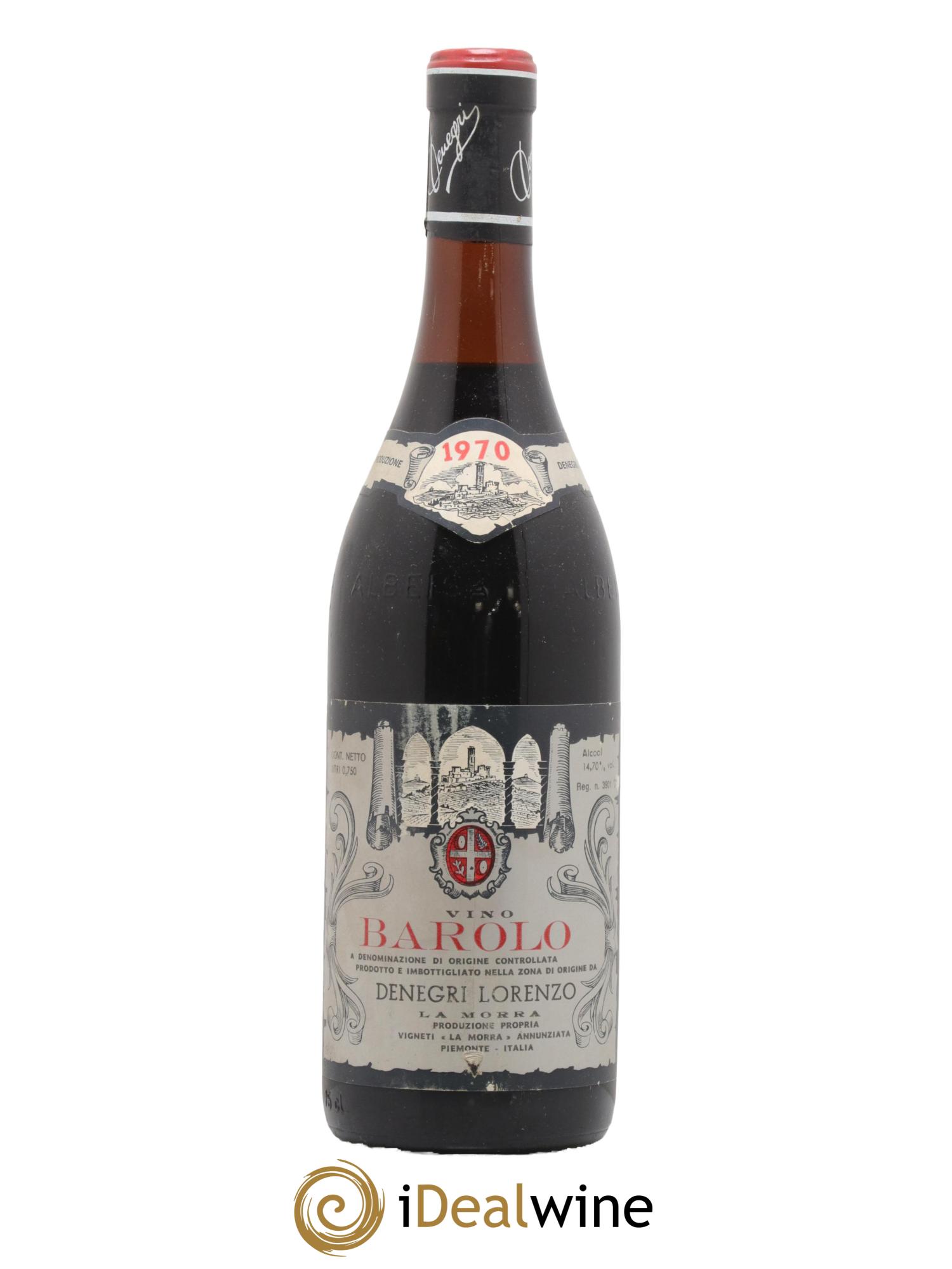 Barolo Denegri Lorenzo 1970 - Lot de 1 bouteille - 0