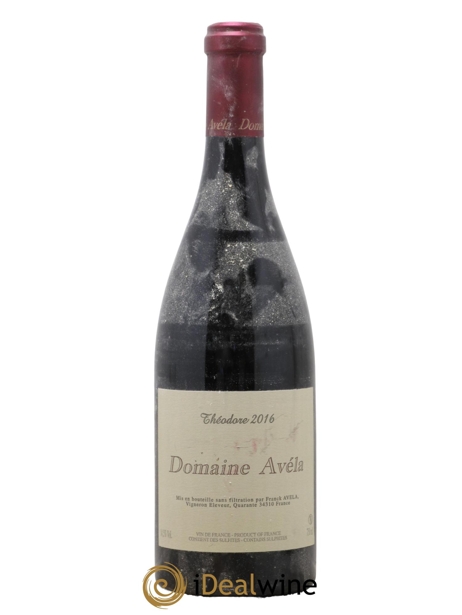 Vin de France Théodore Avéla 2016 - Lot de 1 bouteille - 0